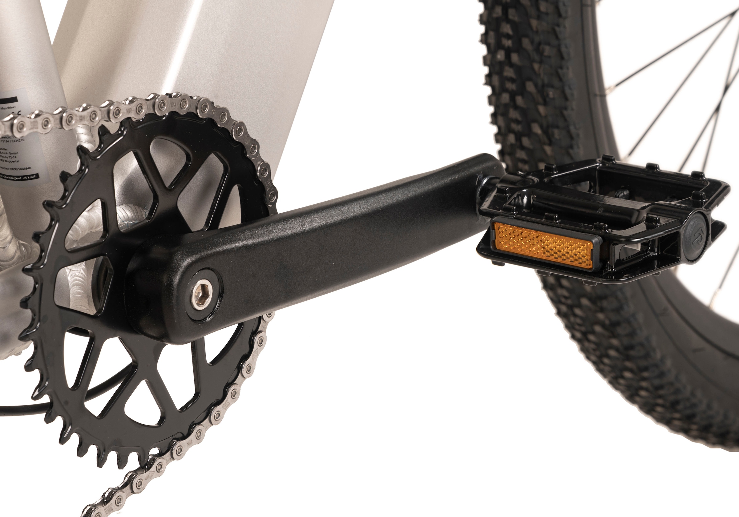 Adore »GV-650« 9 Gang Shimano Cues Schaltwerk Kettenschaltung Heckmotor 250 W Pedelec, Elektrofahrrad für Damen u. Herren, MTB