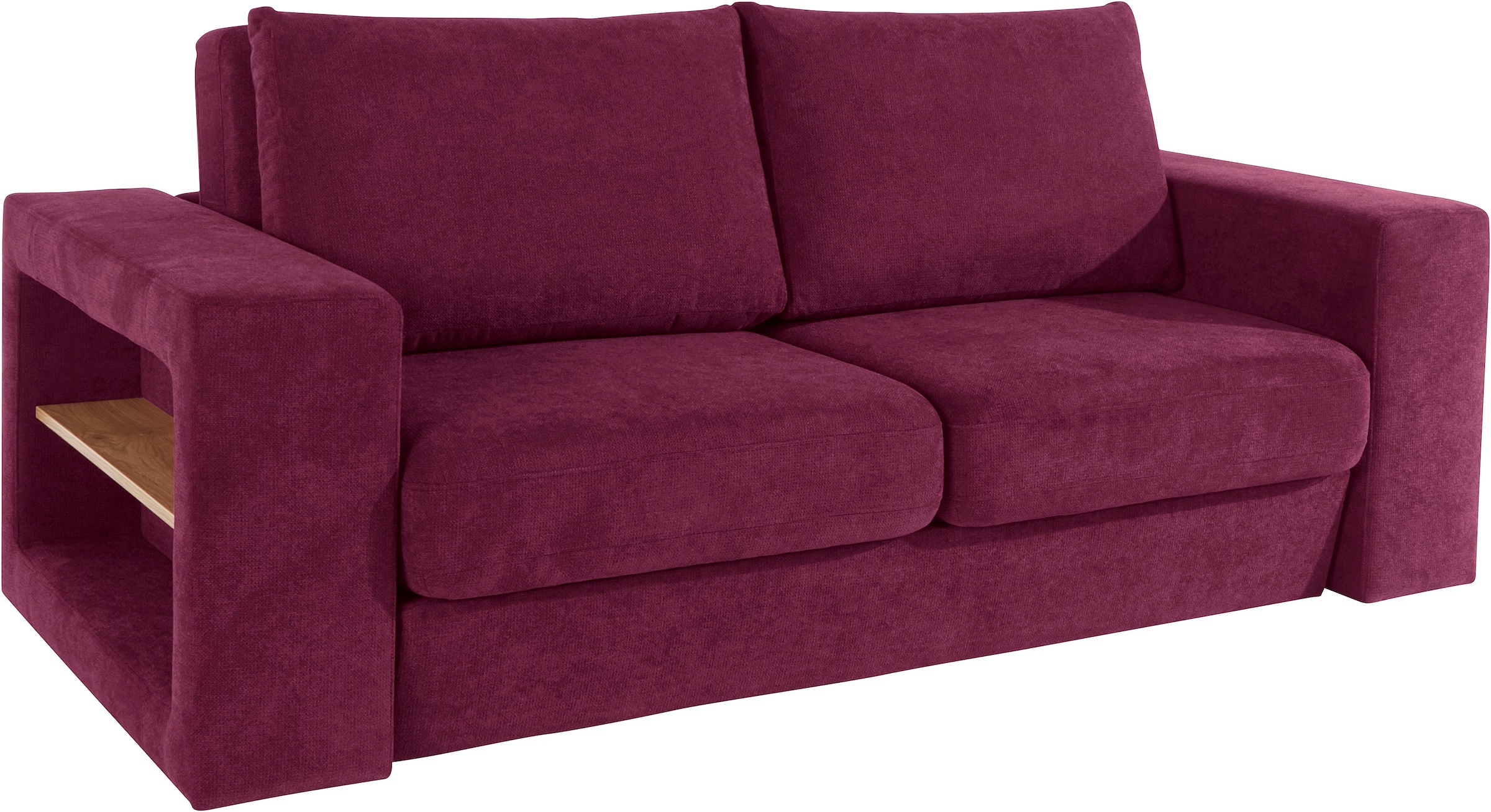 LOOKS by Wolfgang Joop 3-Sitzer »Looksvb«, Verwandlungssofa: aus Sofa wird Sofa mit 2 Hockern, mit Regalfunktion