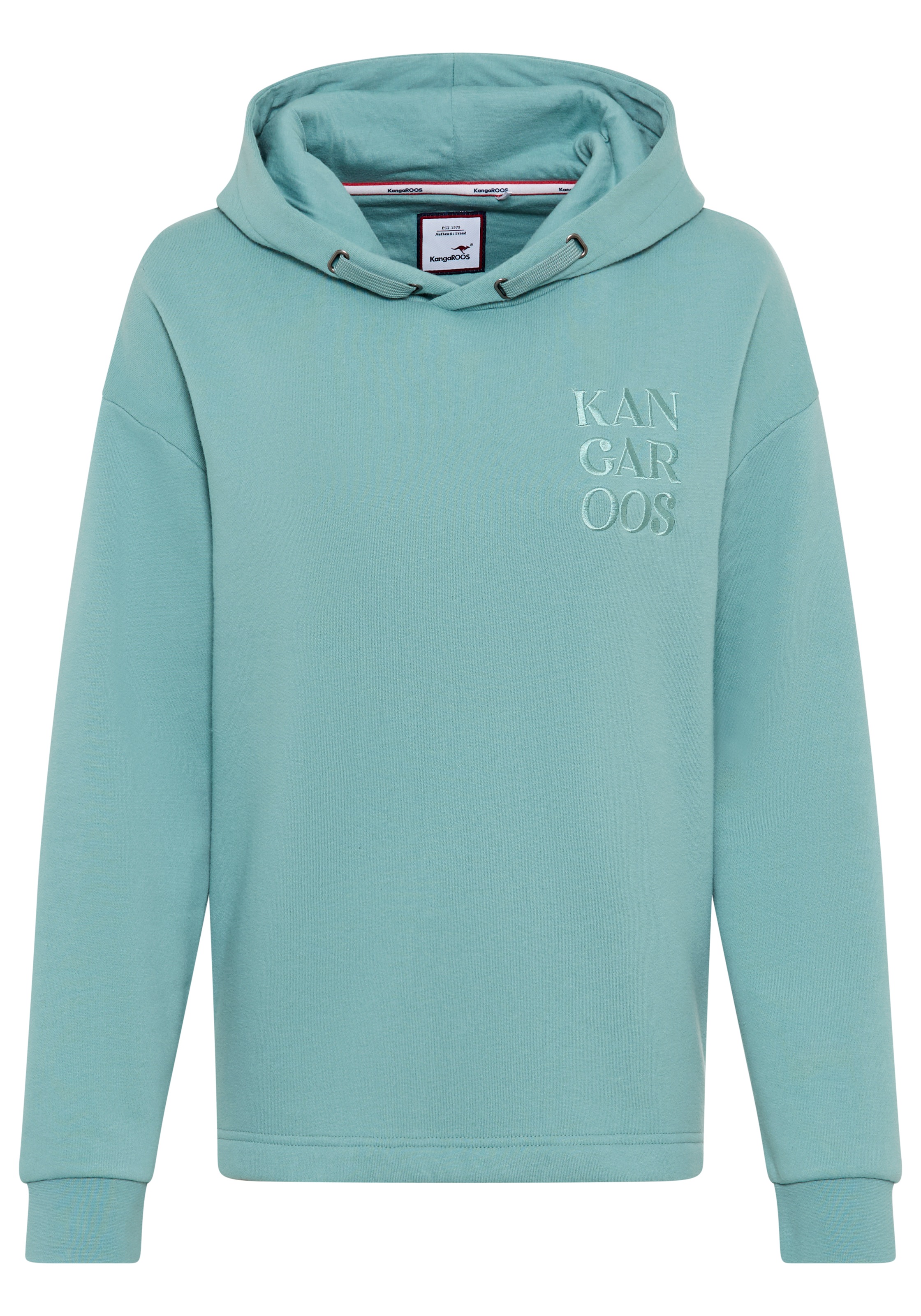 KangaROOS Kapuzensweatshirt, mit Druckknöpfen am Saum