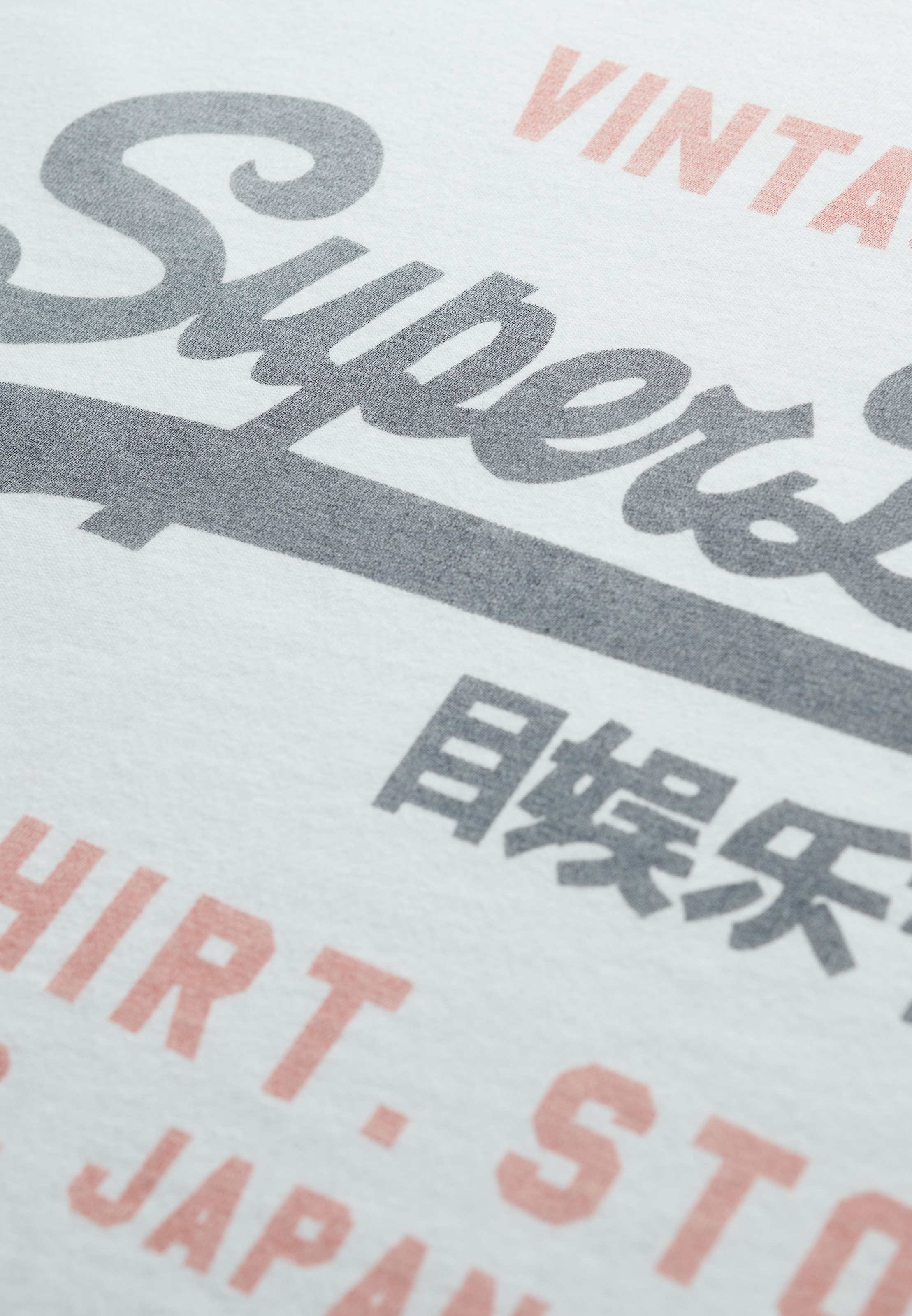 Superdry Rundhalsshirt »VL HERITAGE RELAXED TEE« Relaxed Fit, aus Baumwolle und Single Jersey, Kurzarm, pflegeleicht