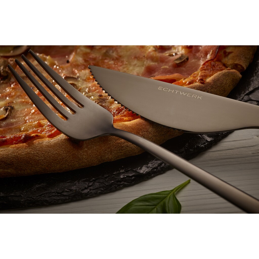 ECHTWERK Besteck-Set »Angelini«, (Set, 8 tlg.), für Pizza, Quiche, Flammkuchen