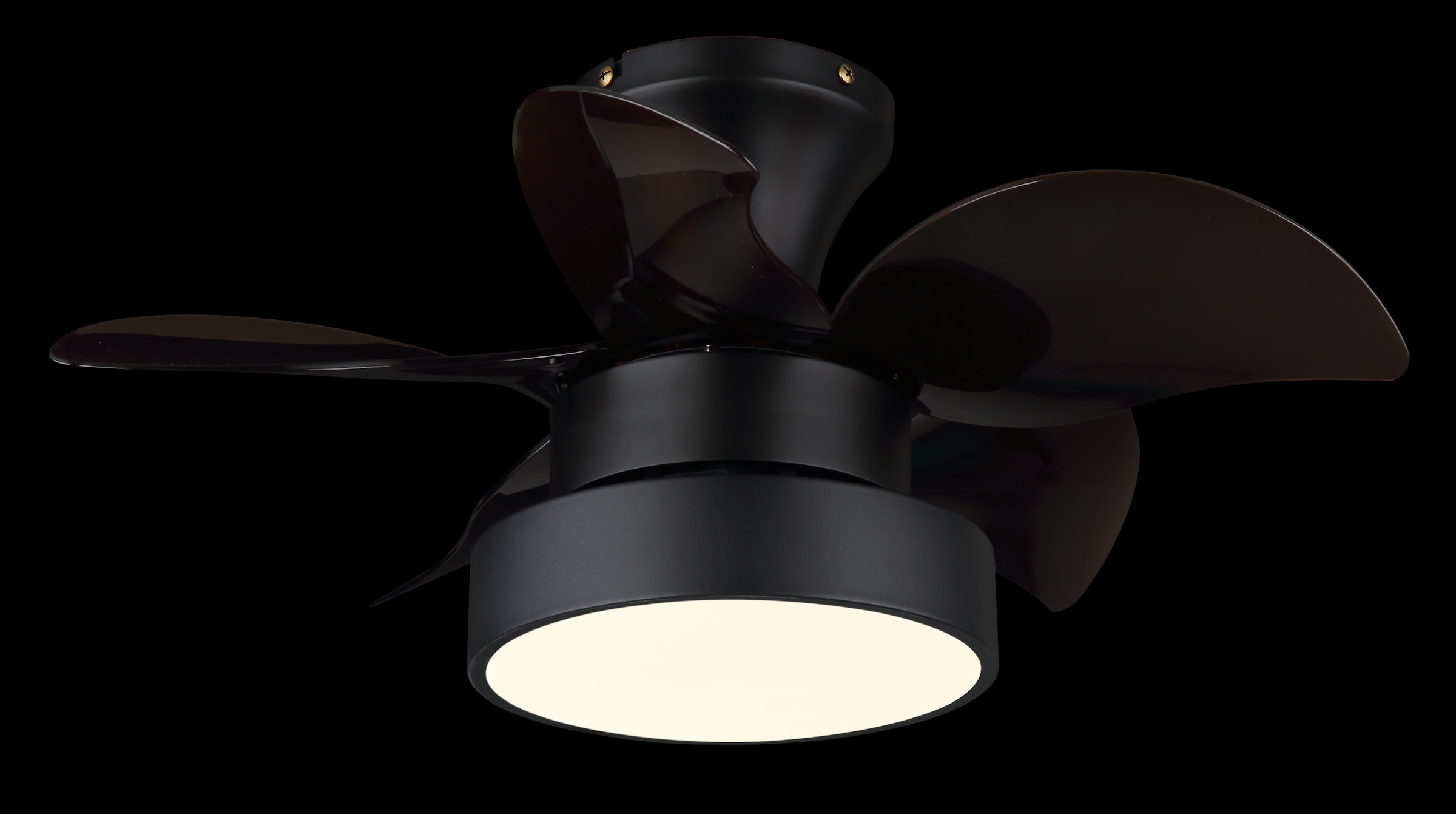 GLOBO LIGHTING Deckenleuchte »KARI« LED-Modul 1 Stk. warmweiß - kaltweiß Ventilator kühlen-heizen holzoptik braun CCT 3000/4500/6000K elegant