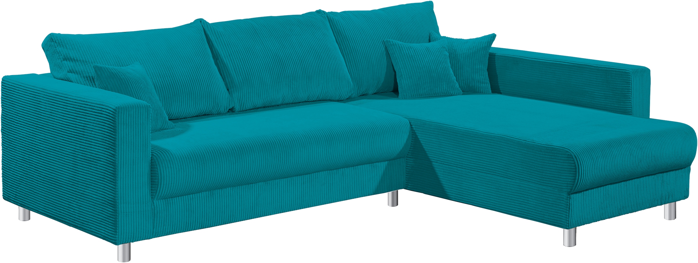 INOSIGN Ecksofa »153«, Inkl. Schlaffunktion und großen Strauraum