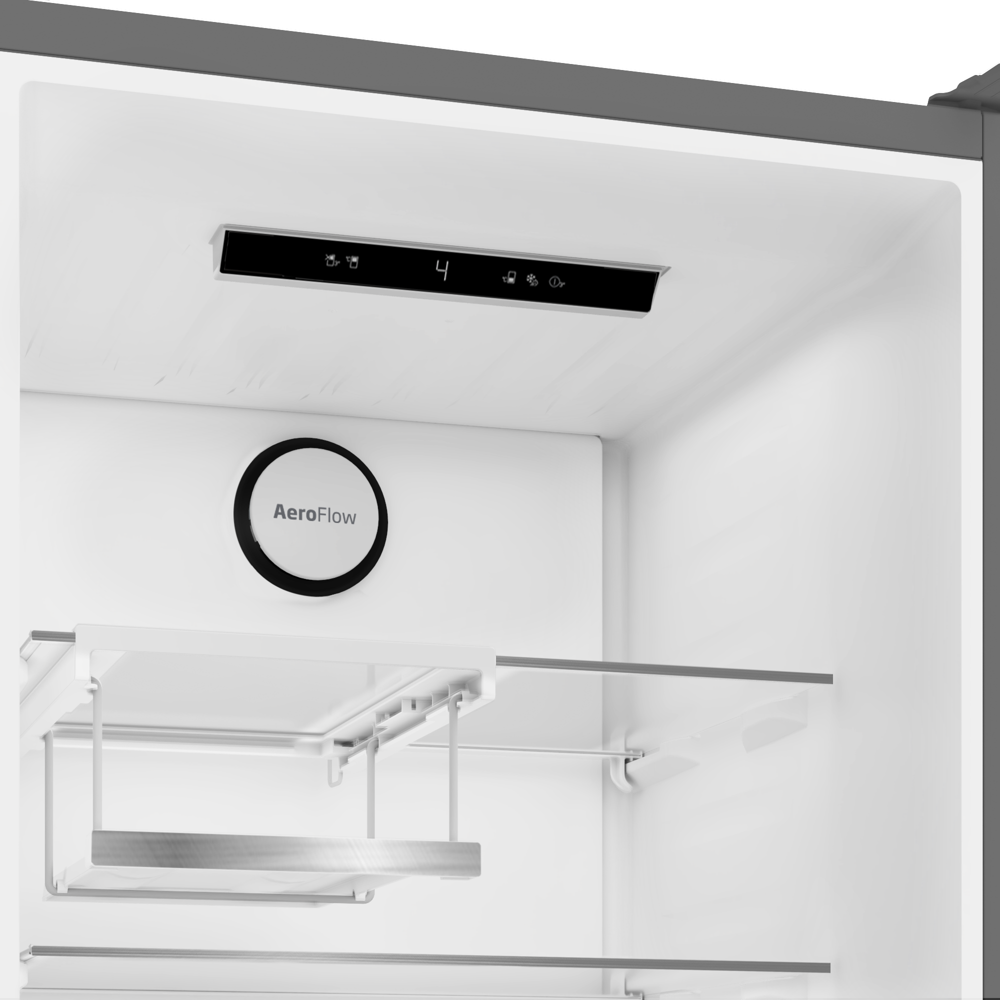 BEKO Kühl-/Gefrierkombination »B7RCNE367HXB«, No Frost und AeroFlow