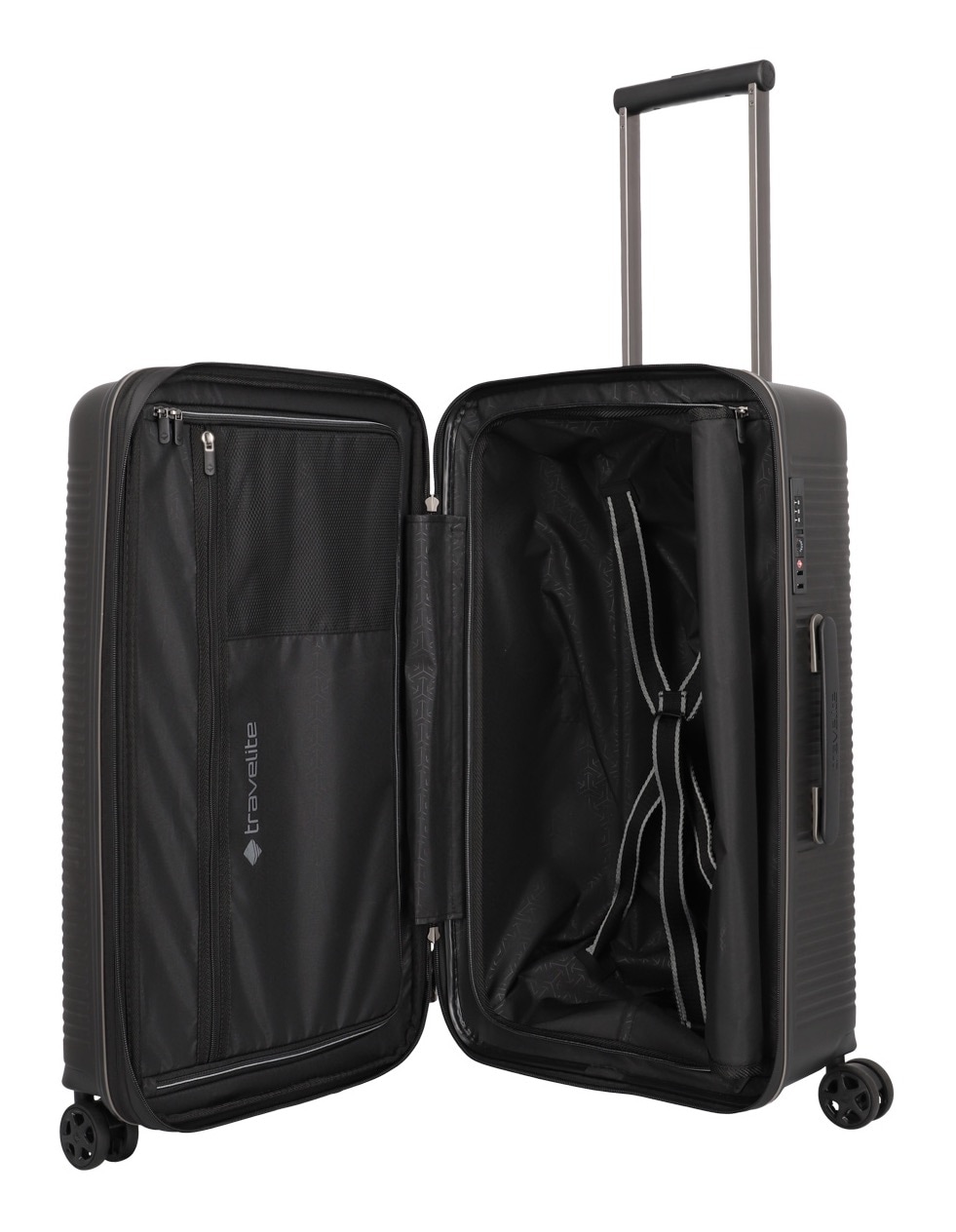 travelite Trolleyset »ROOMER Trunk M/L«, (Set, 2 tlg.), Kofferset Aufgabegepäck Reisekoffer Volumenerweiterung