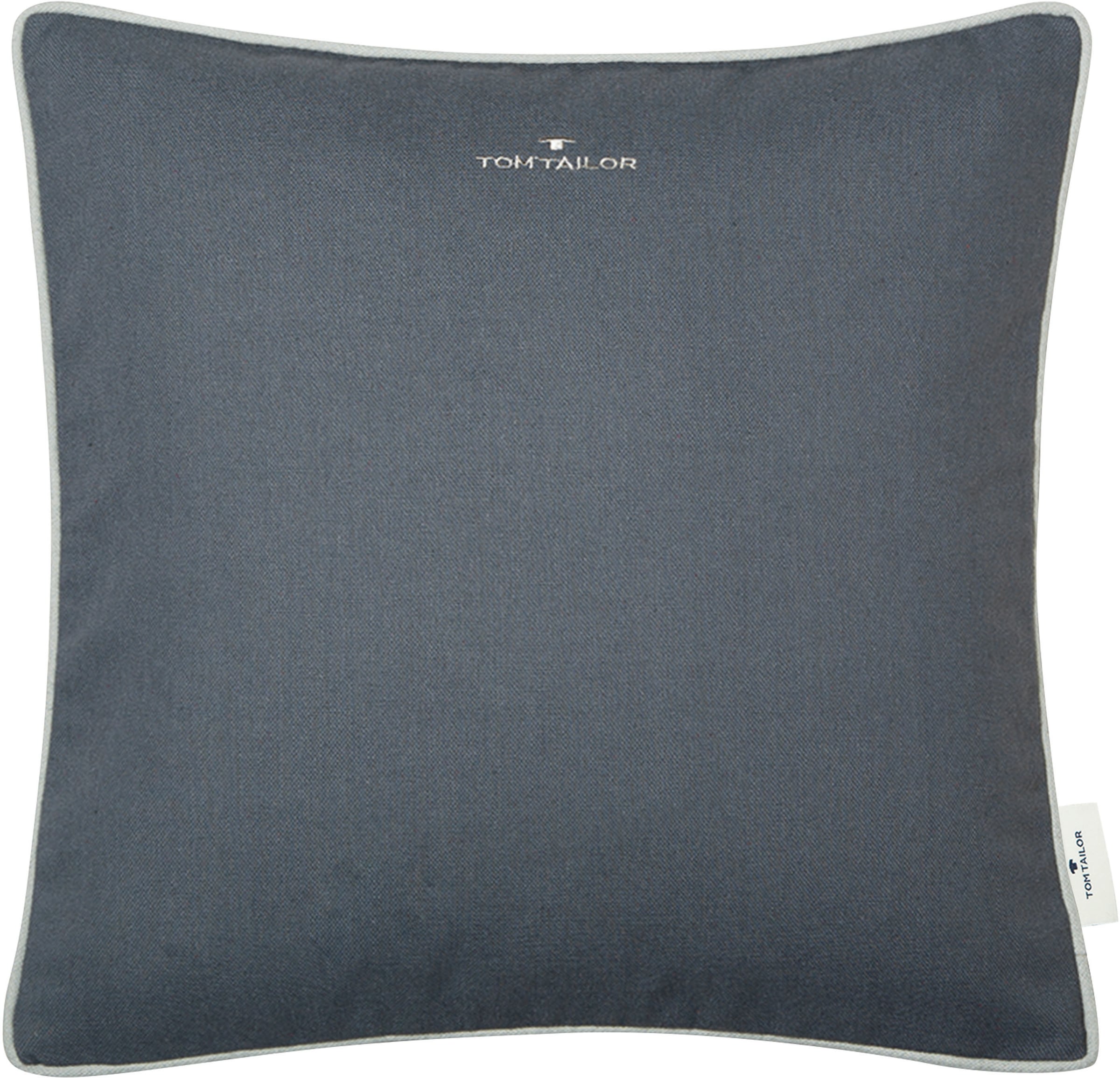 TOM TAILOR HOME Dekokissen »Dove Signature«, mit Paspel, Kissenhülle ohne F günstig online kaufen
