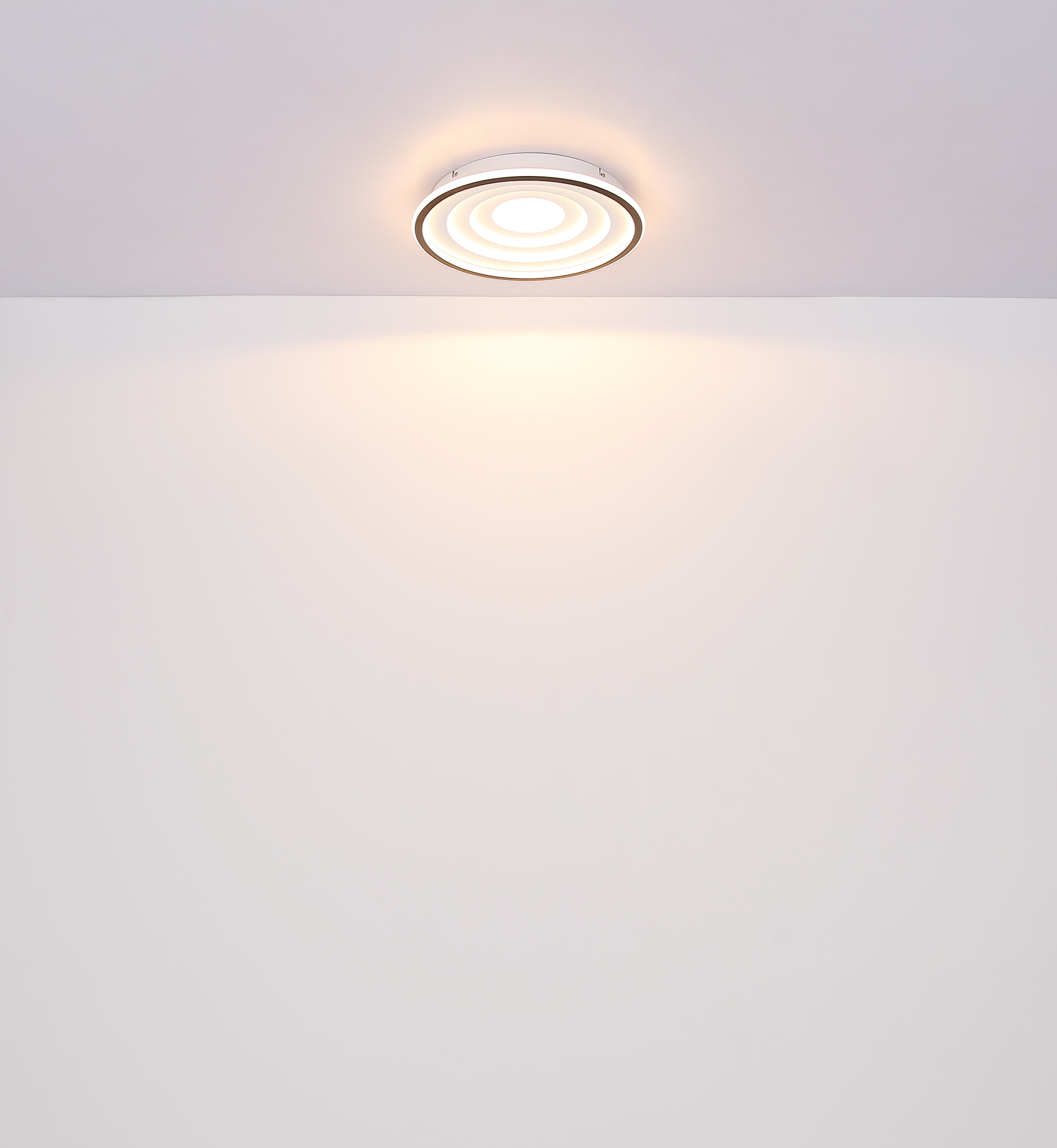 GLOBO LIGHTING Deckenleuchte »FOPPA« LED-Modul 1 Stk. Warmweiß Deckenlampe Wohnzimmer-Leuchte Schlafzimmer-Leuchte Flur Küche