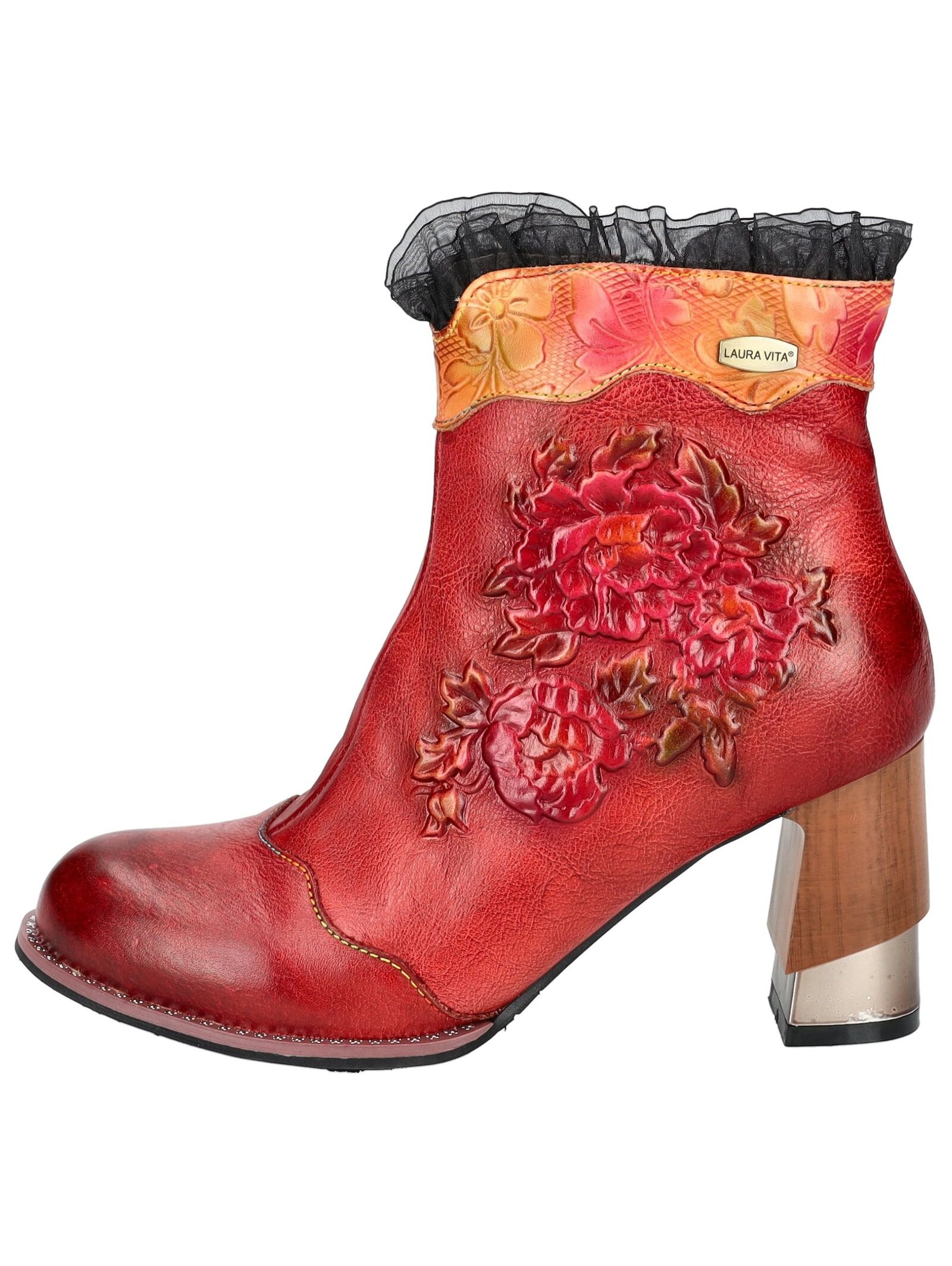 LAURA VITA High-Heel-Stiefelette »LAURA VITA Stiefelette Leder«