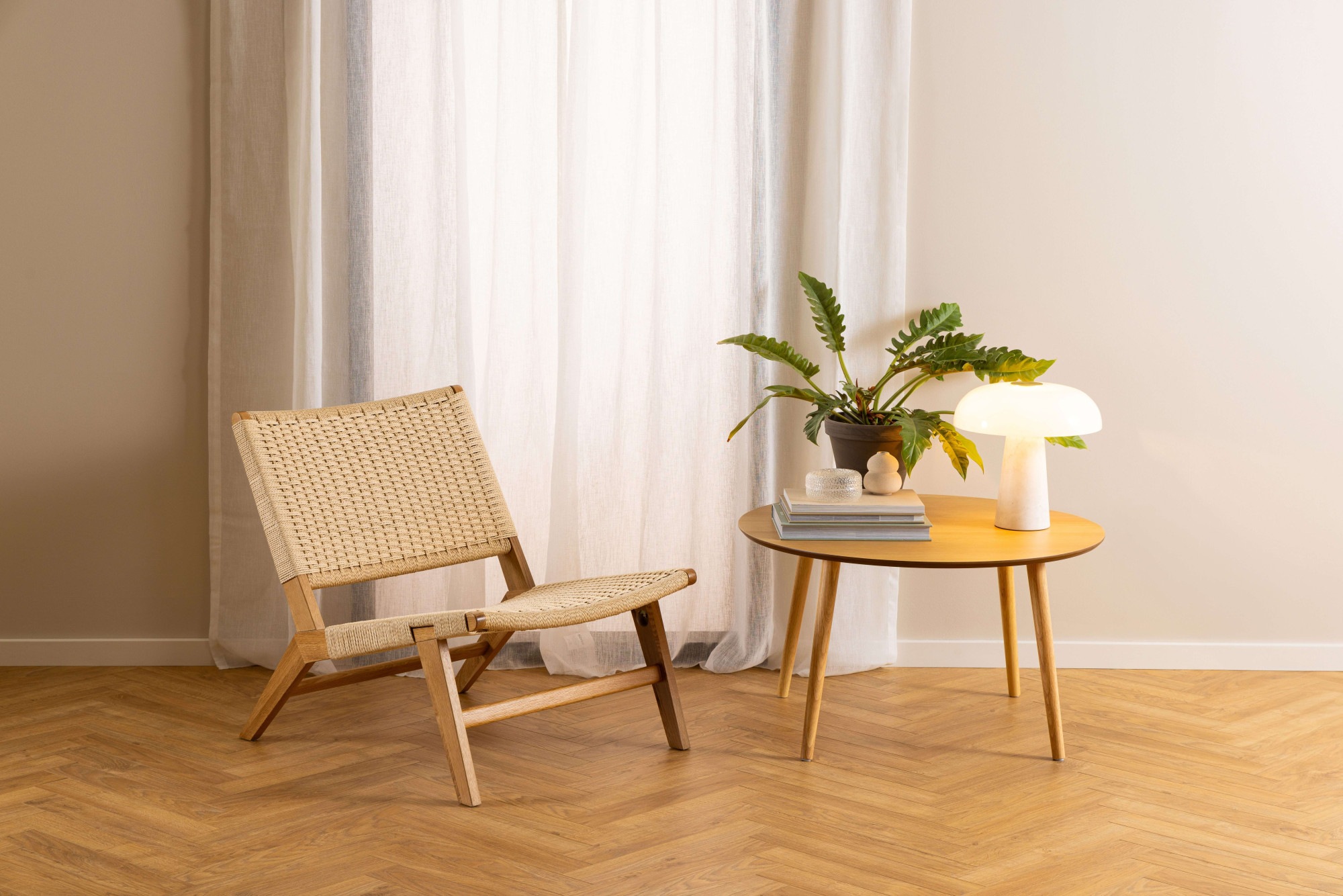 ACTONA GROUP Loungesessel »Carson«, Eiche, minimalistischer Stil, erhältlic günstig online kaufen