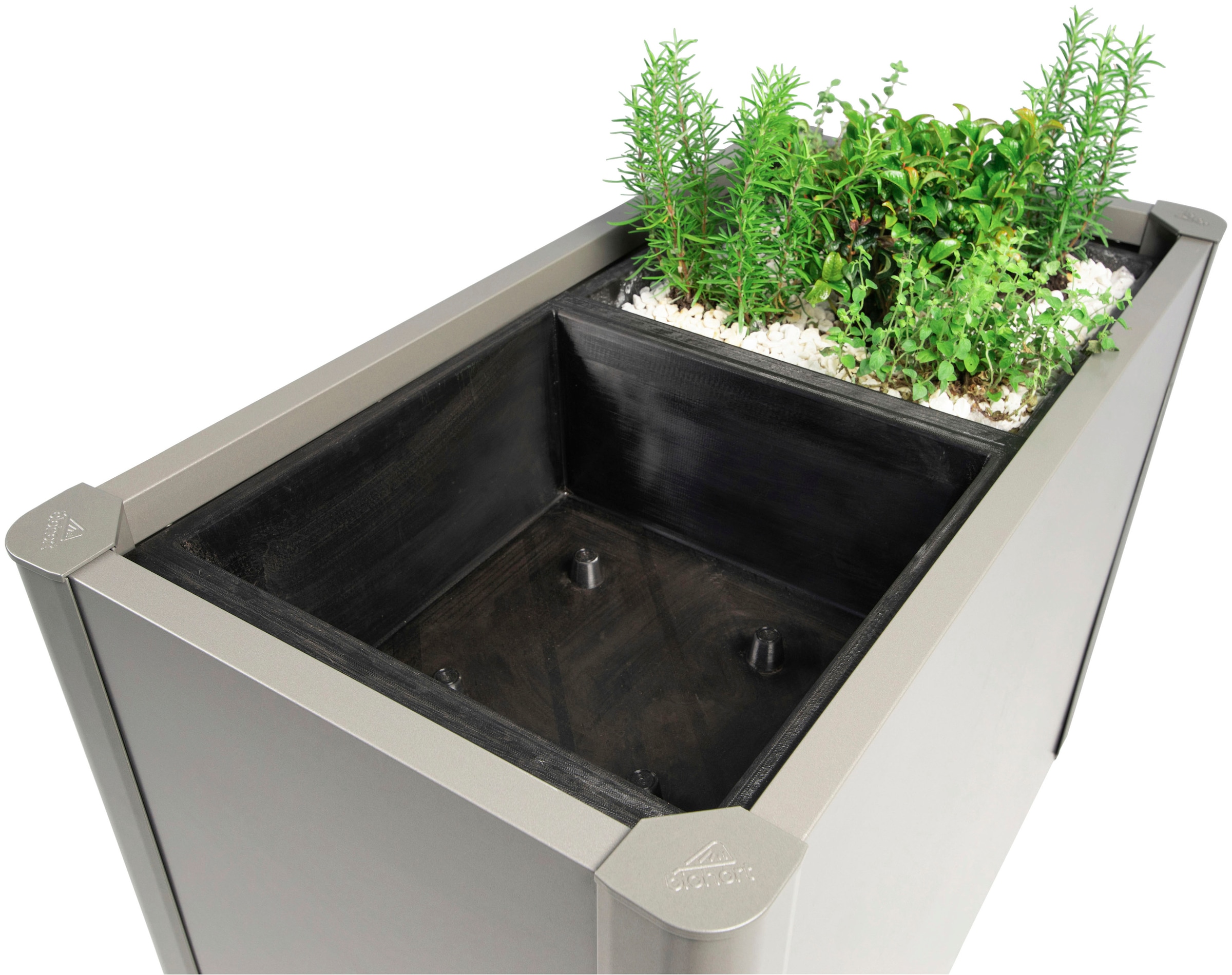 Bild von Biohort Pflanzeinsatz »Belvedere«, (4 St.), BxTxH: 50x50x18 cm, 4x 45 Liter