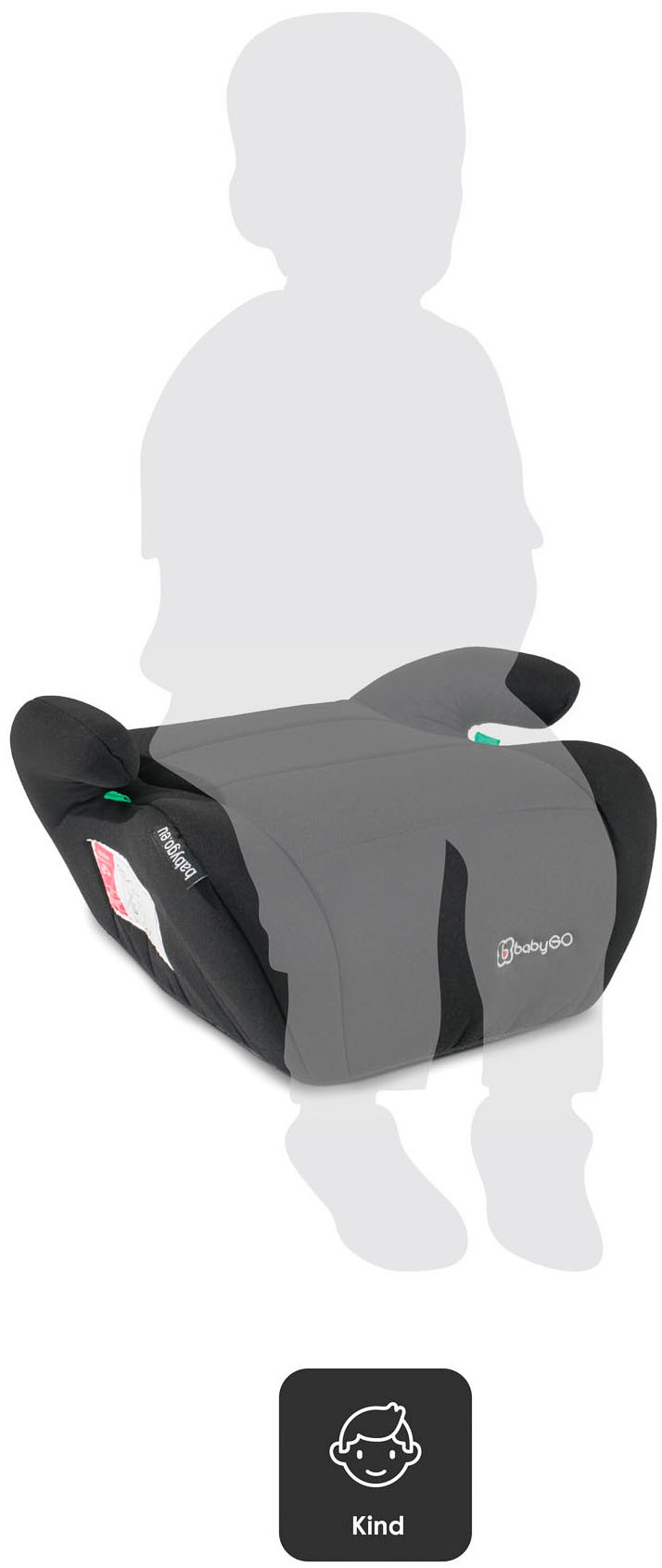 BabyGo Kindersitzerhöhung »Booster I Size, 126-150 cm«
