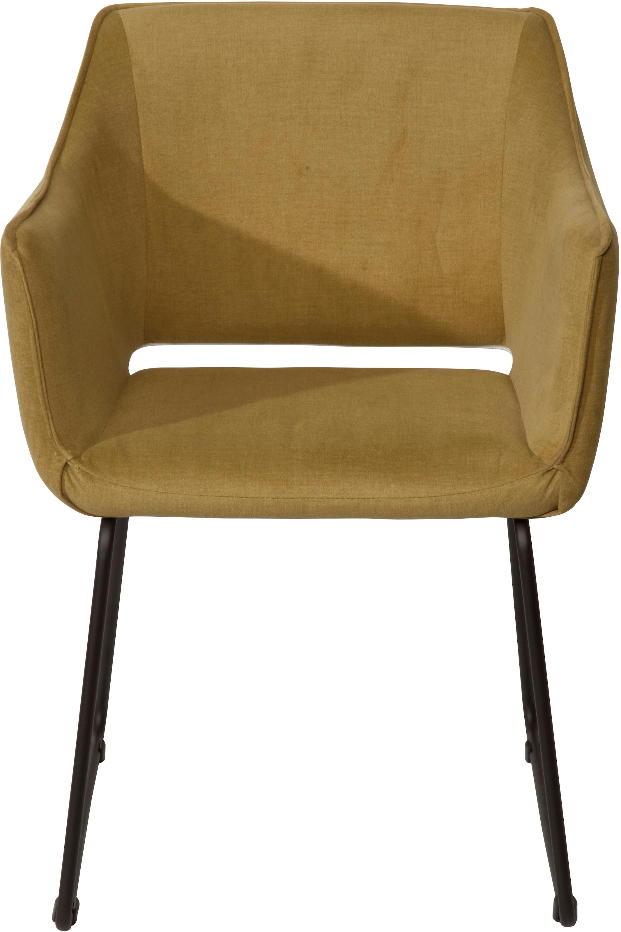 TOM TAILOR HOME Schalenstuhl »T-VELVET ARMCHAIR« (Set) 2 Stk. Samtstoff STC günstig online kaufen