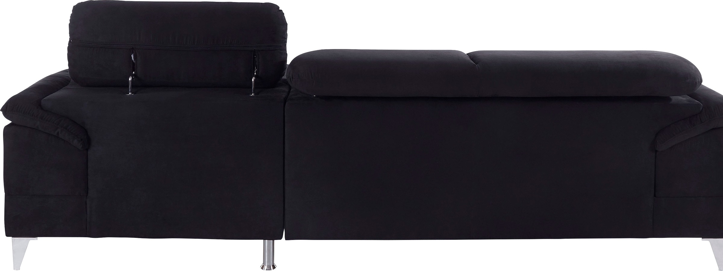 COTTA Polstergarnitur »Caluso L-Form«, (2 tlg.), Set bestehend aus: Ecksofa mit Kopfteilverstellung & Hocker