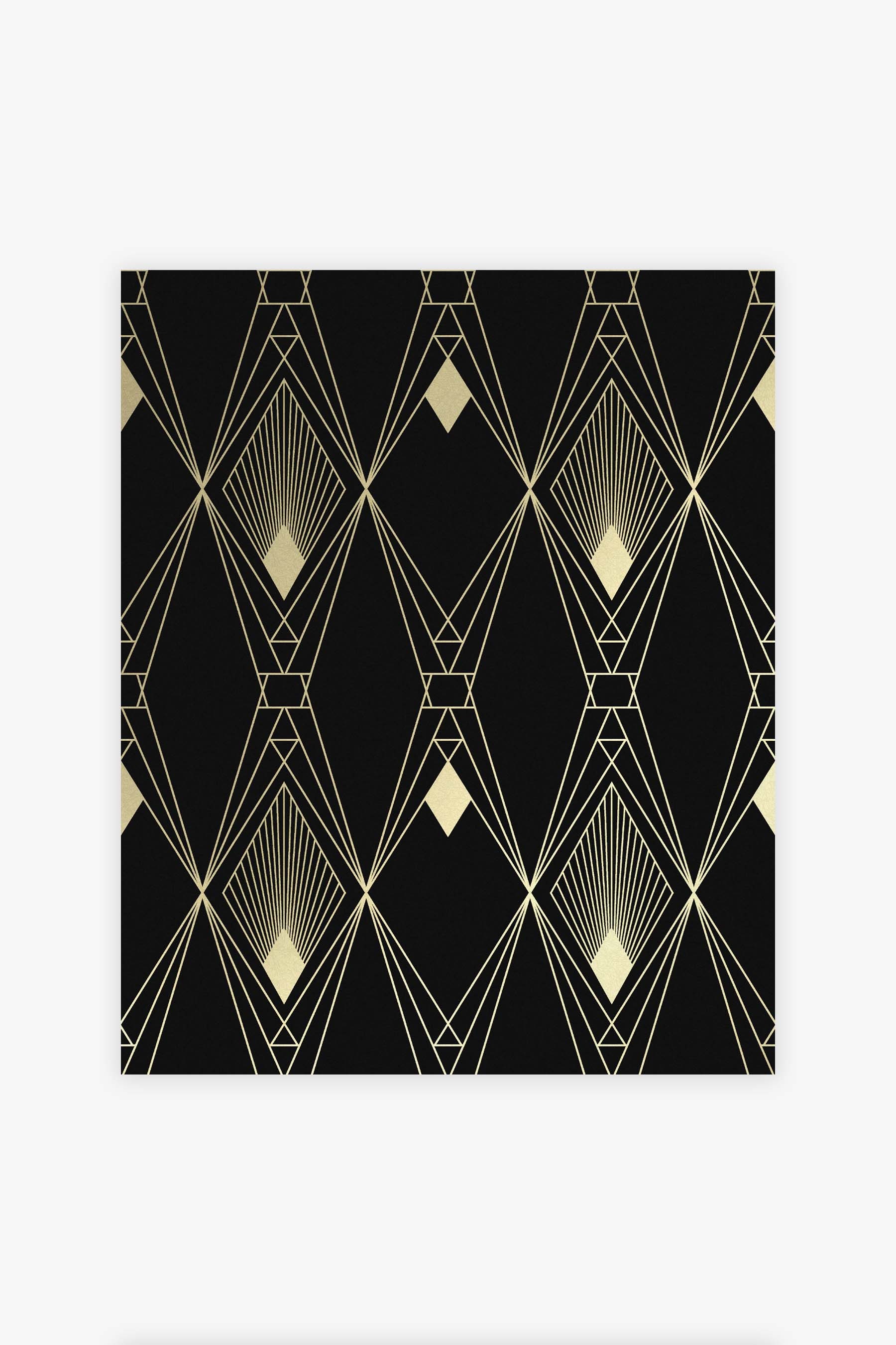 Next Vliestapete »DECO GEOMETRIC Vliestapete 10mx52cm«, 3D-Optik, Deko Geometrisch schwarz 10mx52cm