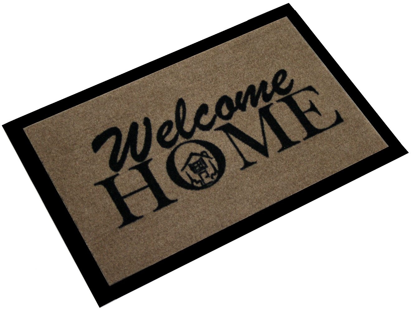 HANSE Home Fußmatte »Welcome Home, Türmatte«, rechteckig, 7 mm Höhe, mit Spruch, Schrift Design, waschbar, Robust, Eingang, Rutschfest