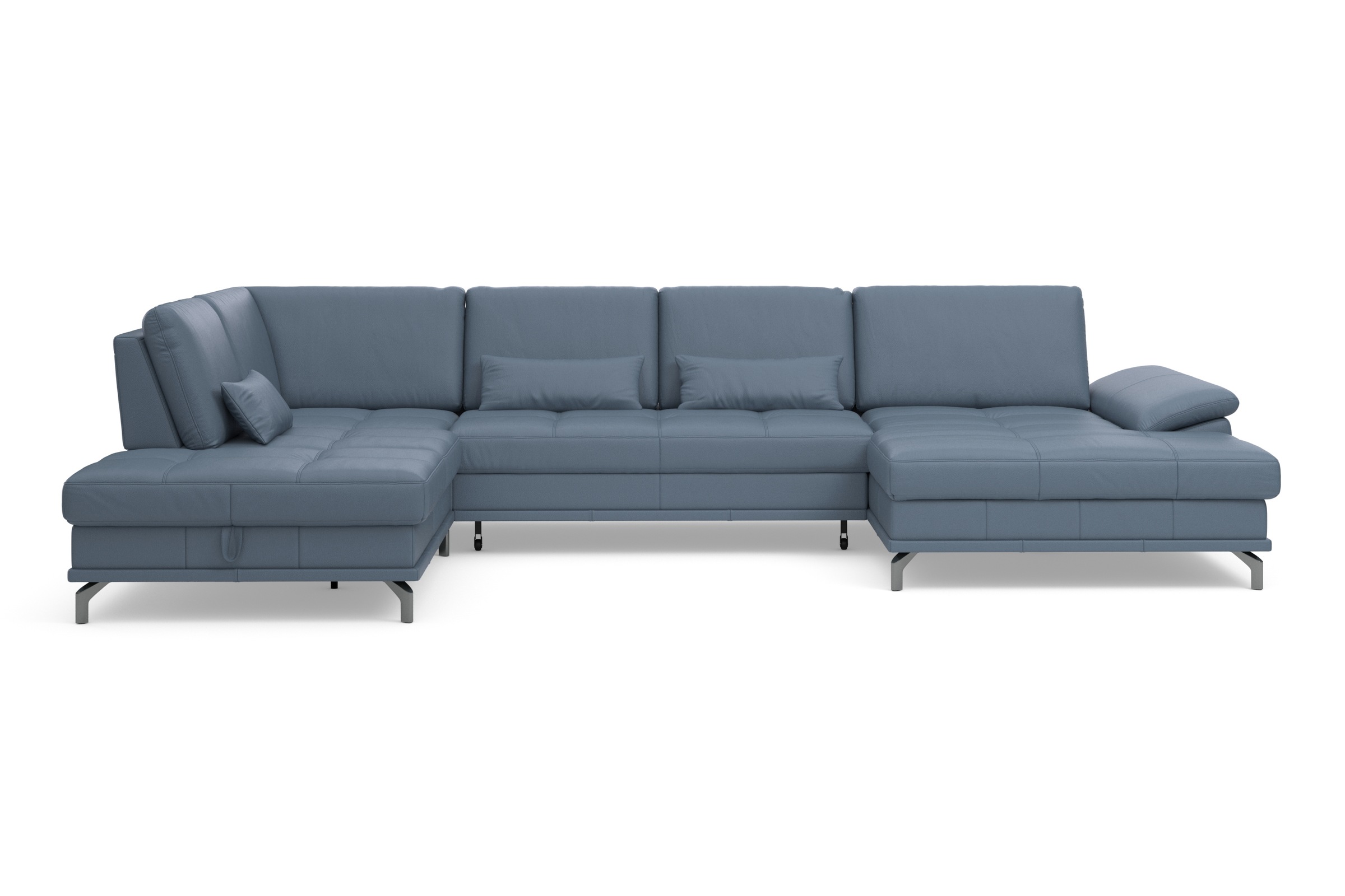 Places of Style Wohnlandschaft »Costello U-Form, mit Sitztiefenverstellung, günstig online kaufen
