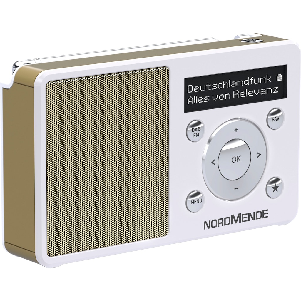 Nordmende Digitalradio (DAB+) »Transita 100«, (UKW mit RDS-Digitalradio (DAB+) 1 W)