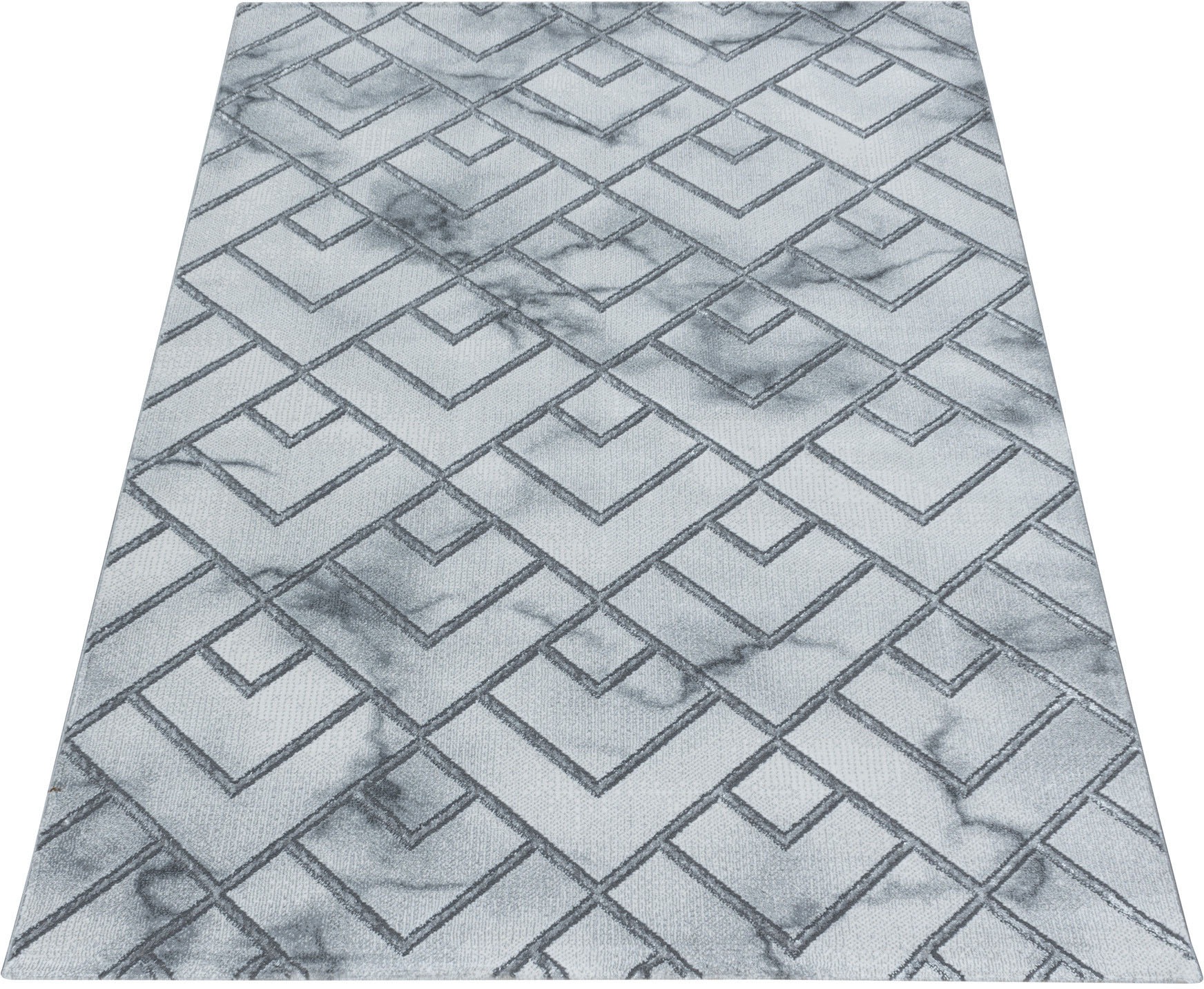 Ayyildiz Teppiche Teppich »NAXOS 3813«, rechteckig, 12 mm Höhe, Läufer, Woh günstig online kaufen