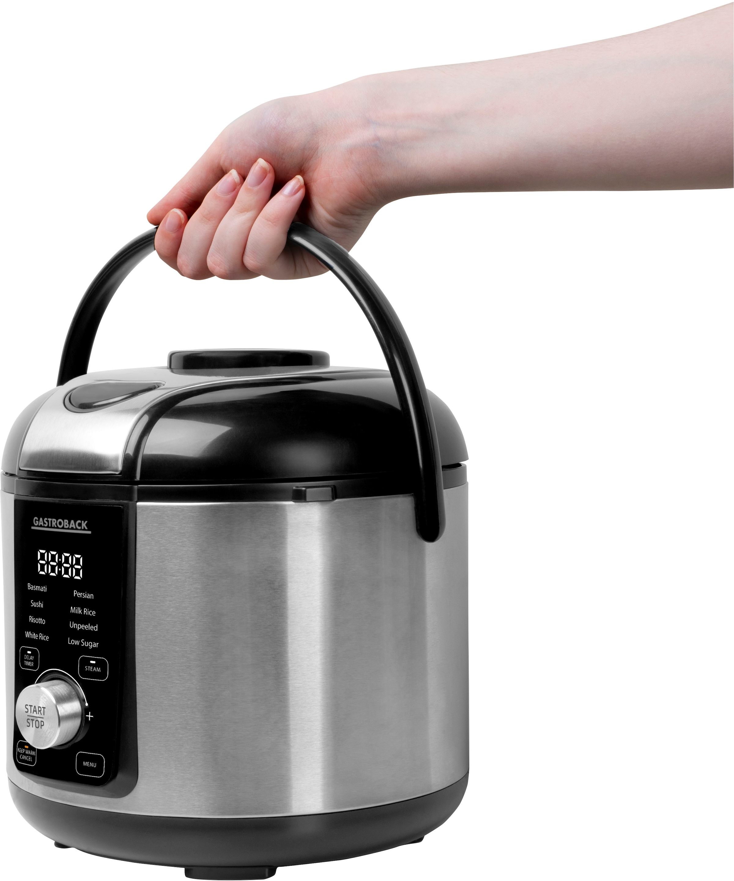 Gastroback Reiskocher »RiceControl low carb & steam 3 L«