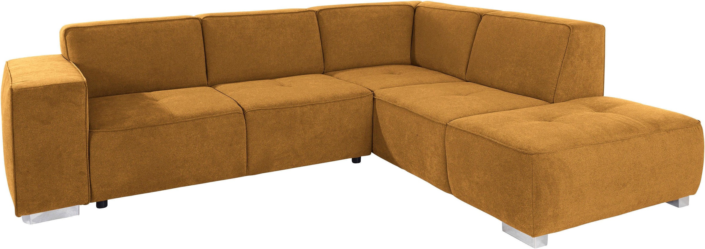 INOSIGN Ecksofa »Sapporo L-Form«, wahlweise Bettfunktion oder Sitztiefenverstellung, Federkern