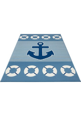 HANSE Home Kinderteppich »Take a Cruise«, rechteckig, 9 mm Höhe, Motiv Anker,... kaufen
