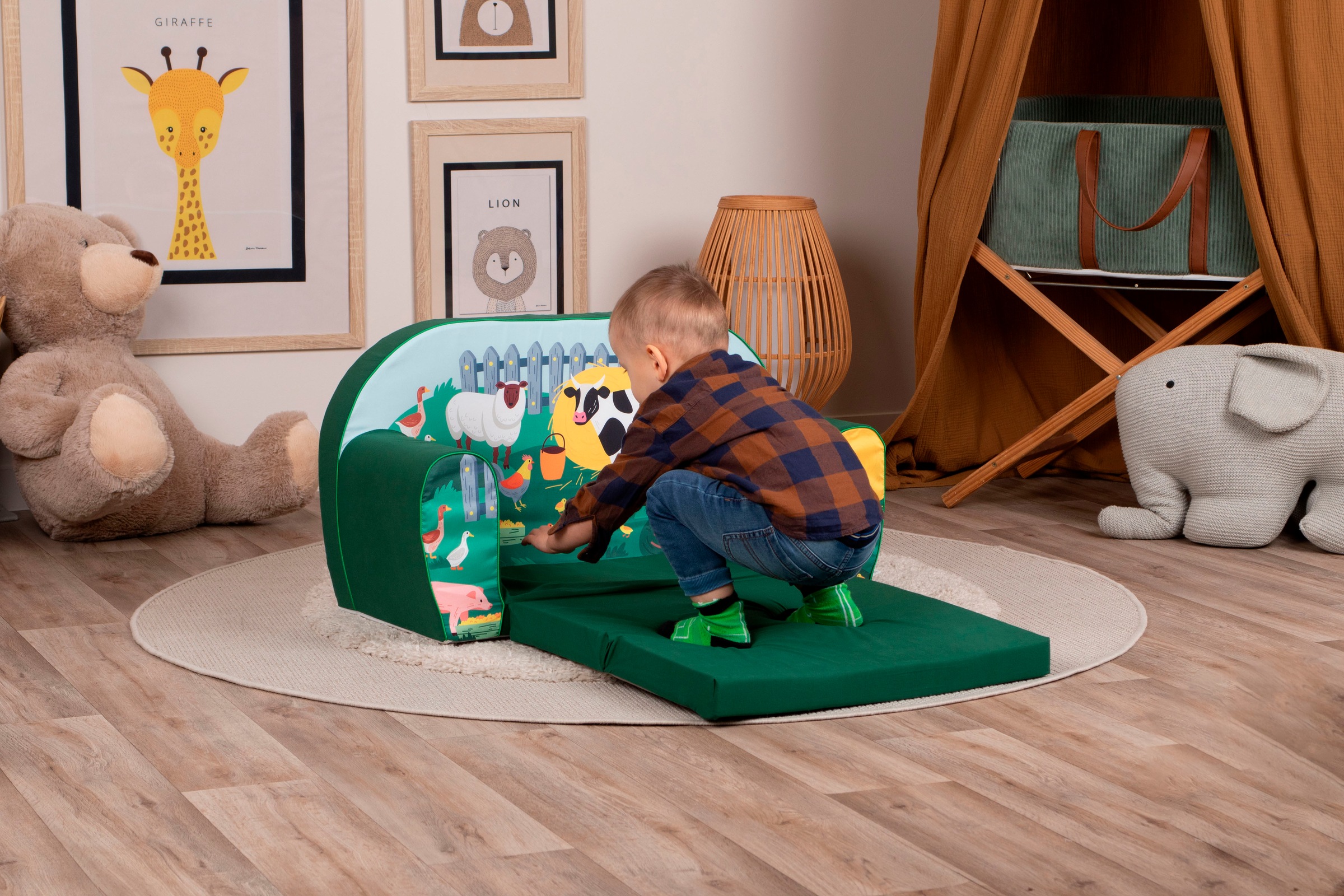 Knorrtoys® Sofa »Bauernhof«, für Kinder; Made in Europe günstig online kaufen