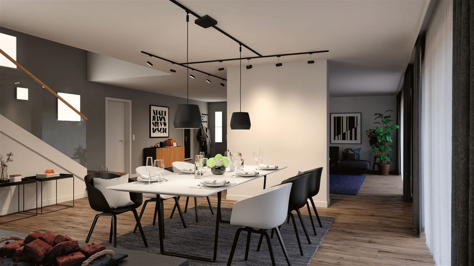 Paulmann Schienensystem-Einspeiser »URail Einspeisung Smart Home Mitte 227x196mm max. 300W« 1 Stk. tlg. Zigbee 3.0