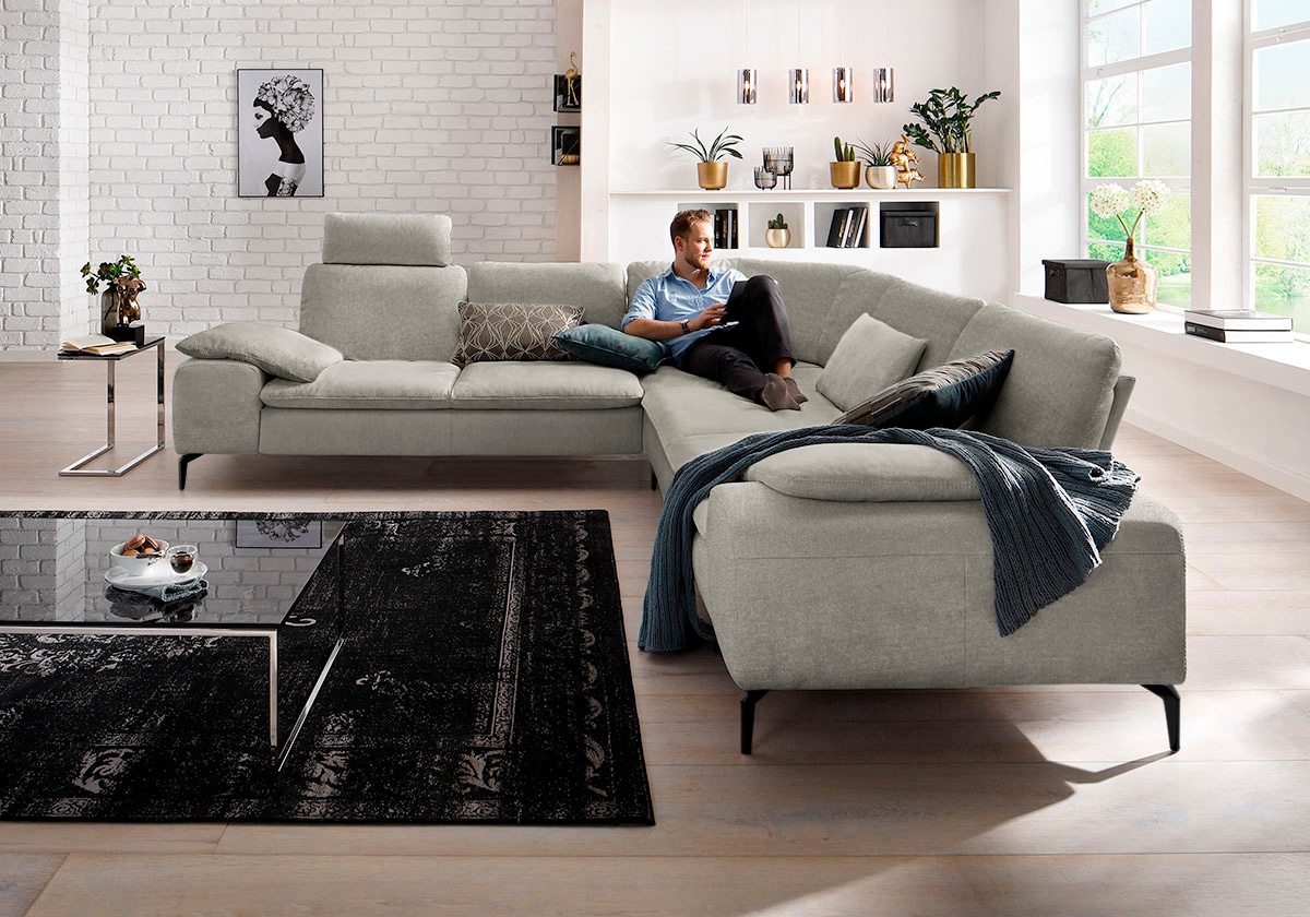 W.SCHILLIG Ecksofa »valentinoo, Designsofa, elegant und bequem, L-Form«, (S günstig online kaufen