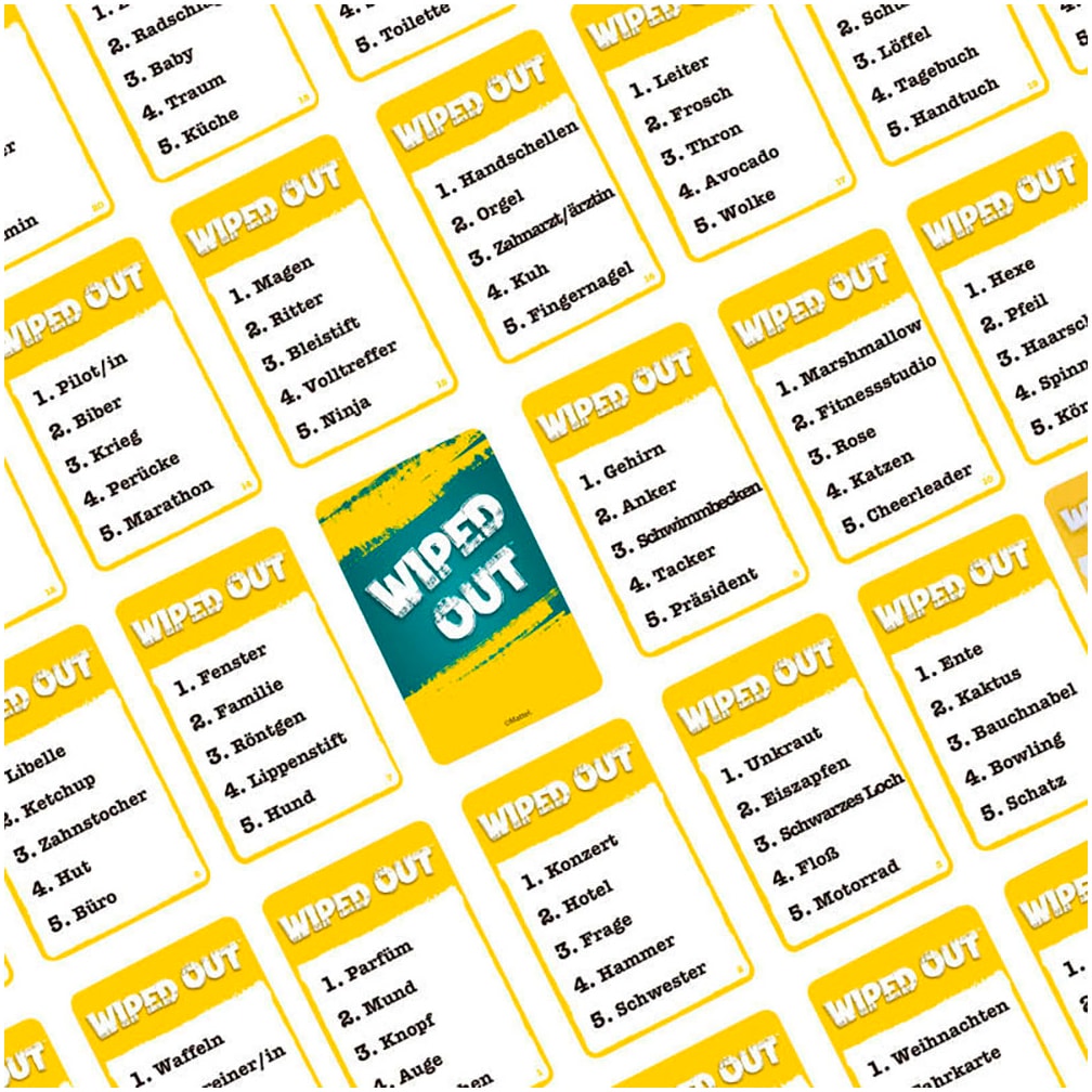 Mattel games Spiel »Wiped Out (D)«