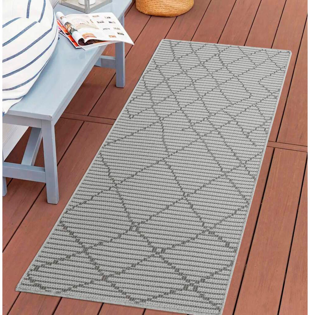 Carpet City Teppich »Palm«, rechteckig, Wetterfest & UV-beständig, flach  gewebt bequem und schnell bestellen