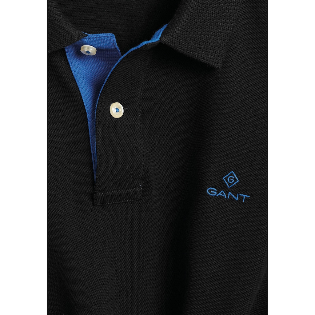 Gant Poloshirt »CONTRAST COLLAR PIQUE SS RUGGER«