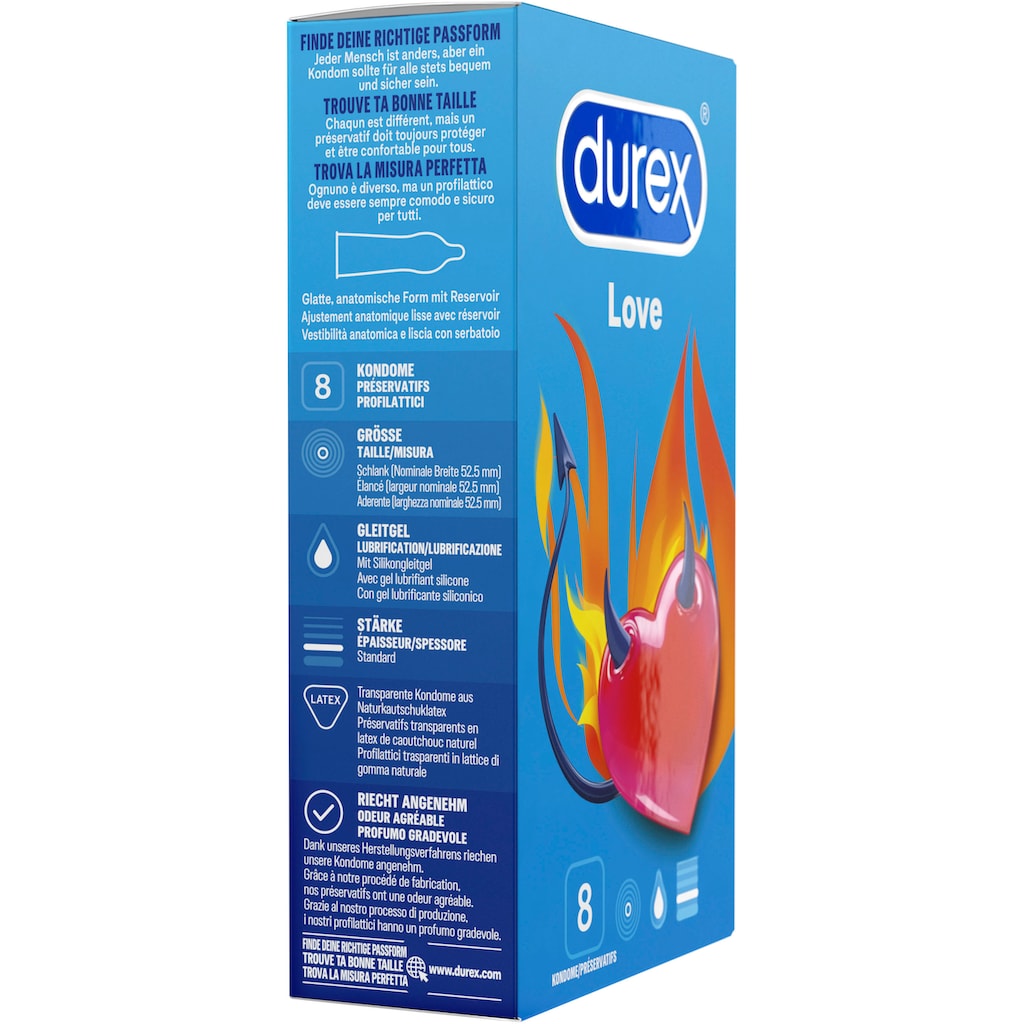 durex Kondome »Love«, (Packung, 8 St.)