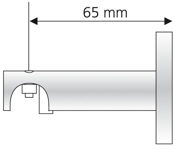Liedeco Träger, (1 St.), für Gardinenstange Ø 16 mm