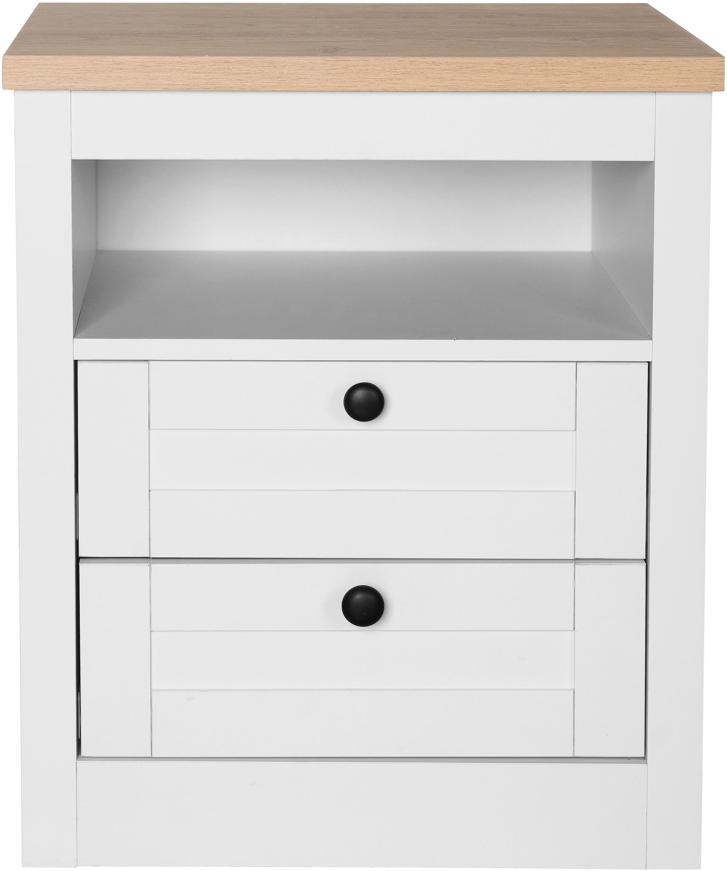 OTTO home Nachtkonsole »2er Set Büsum Nachtschrank Beistellschrank« Spar-Set, 2 Schränke im Lieferumfang, 
