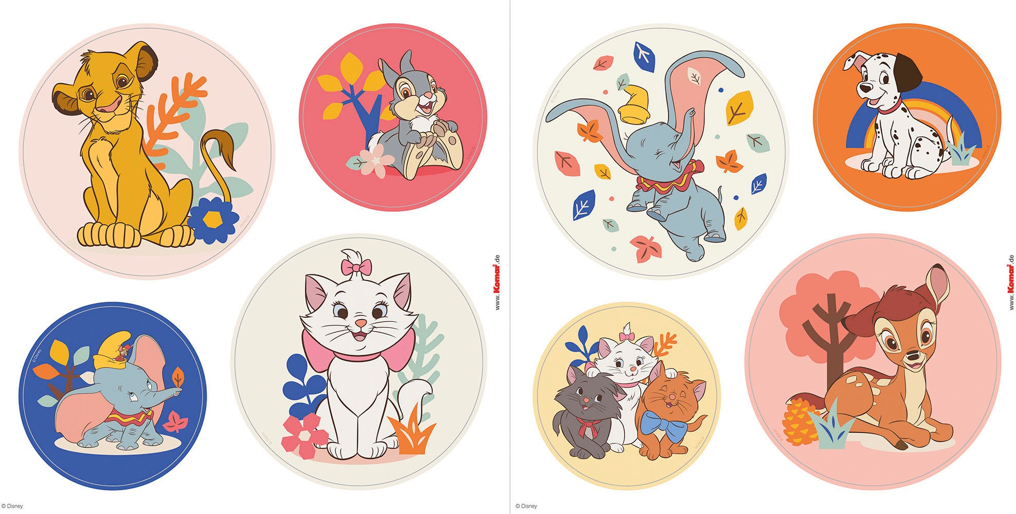 Komar Fensterbild »Better Together Bubbles - Größe 30 x 30 cm, 2 Bogen« günstig online kaufen