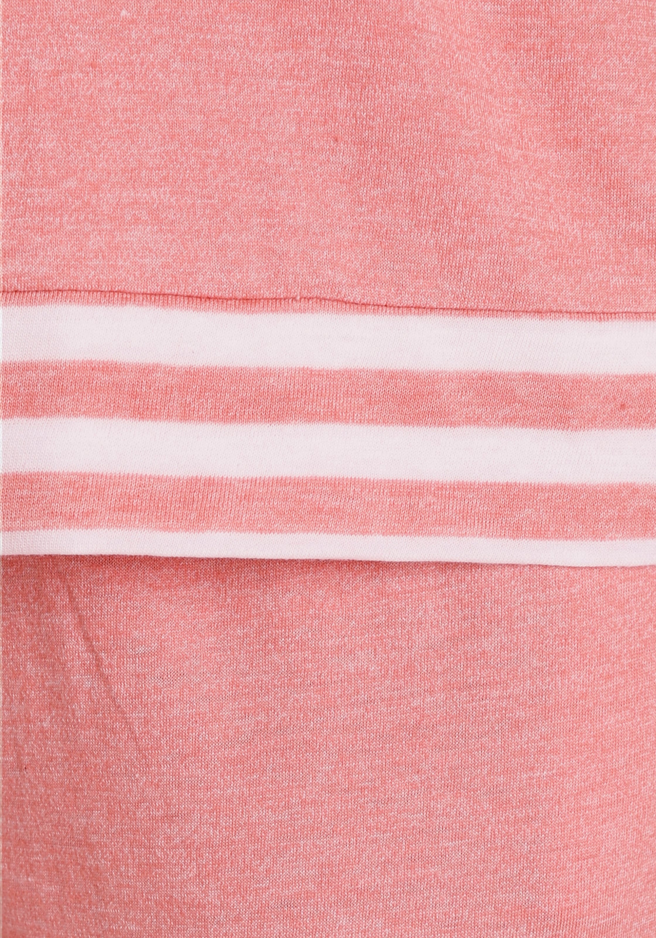 Vivance Dreams Pyjama, (2 tlg.), mit gestreiften Bündchen