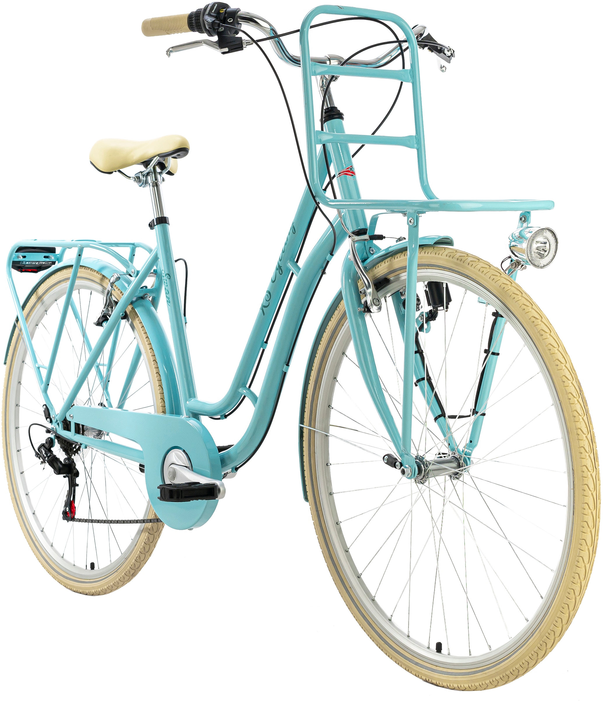 2. Bild von KS Cycling Cityrad »Swan«, 6 Gang, Shimano, Tourney Schaltwerk, Kettenschaltung, für Damen, Kettenschaltung