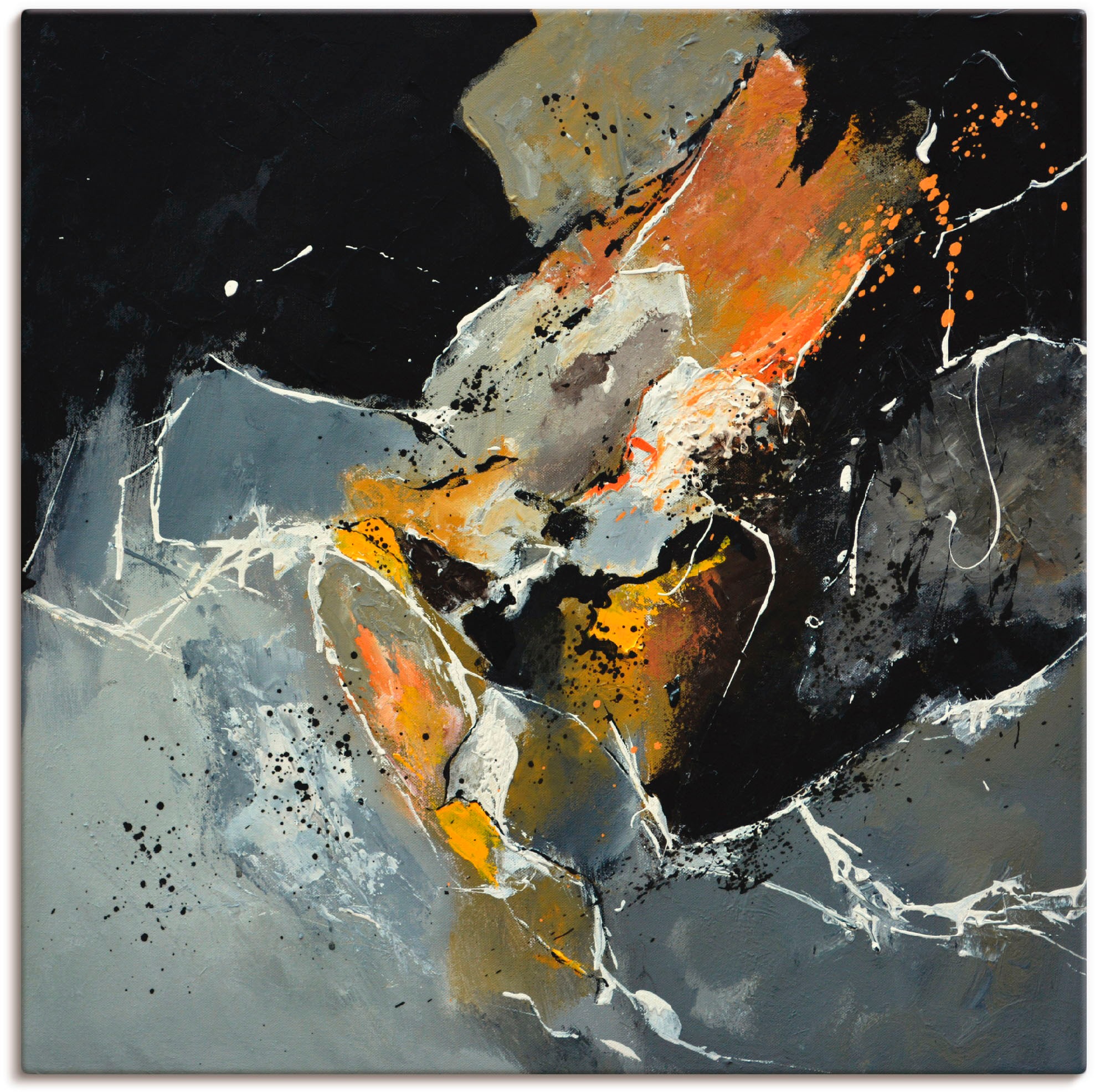 Artland Wandbild »Abstrakt XV« Gegenstandslos 1 Stk. tlg. als Leinwandbild günstig online kaufen