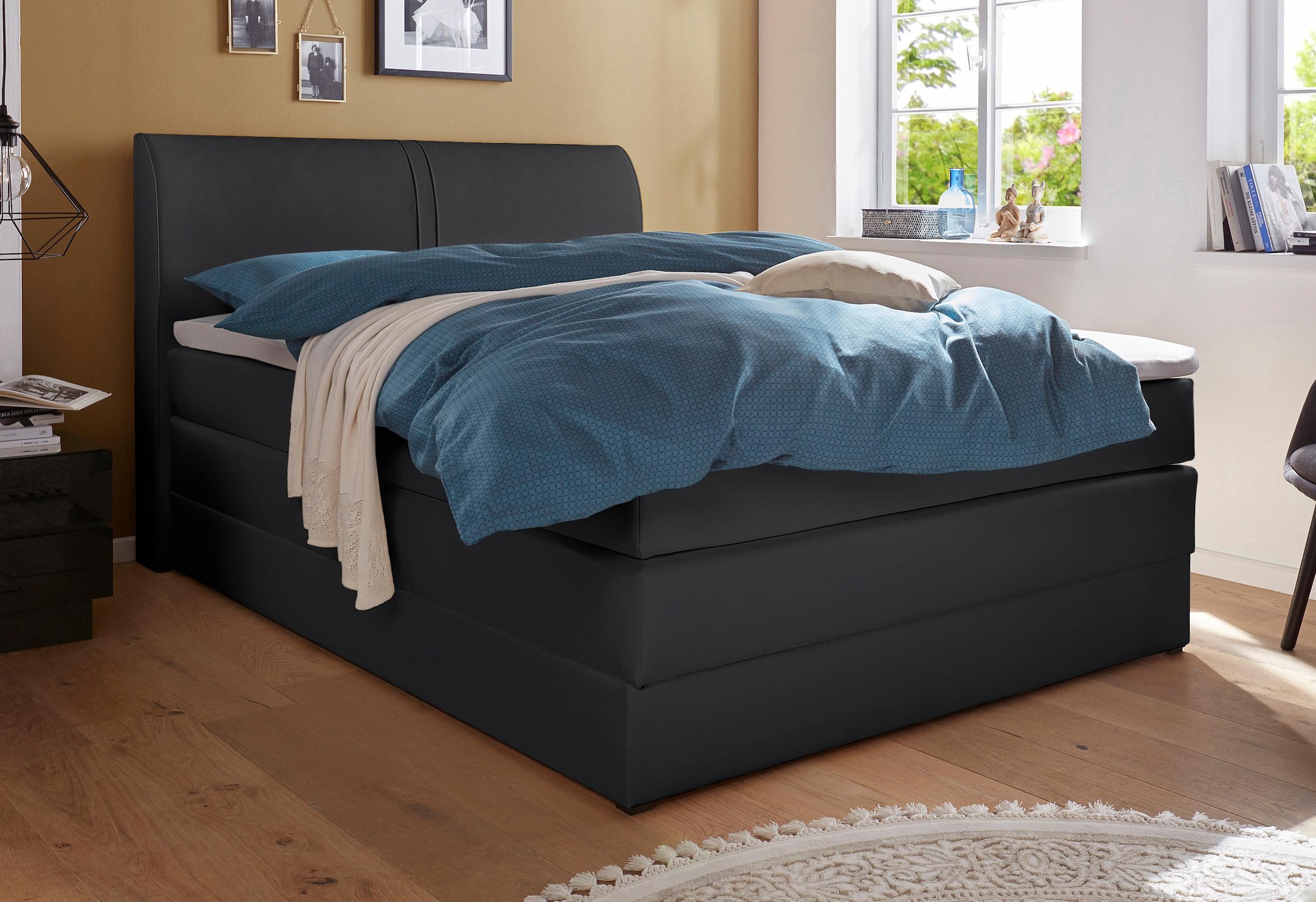 hapo Boxspringbett, mit Bettkasten günstig online kaufen