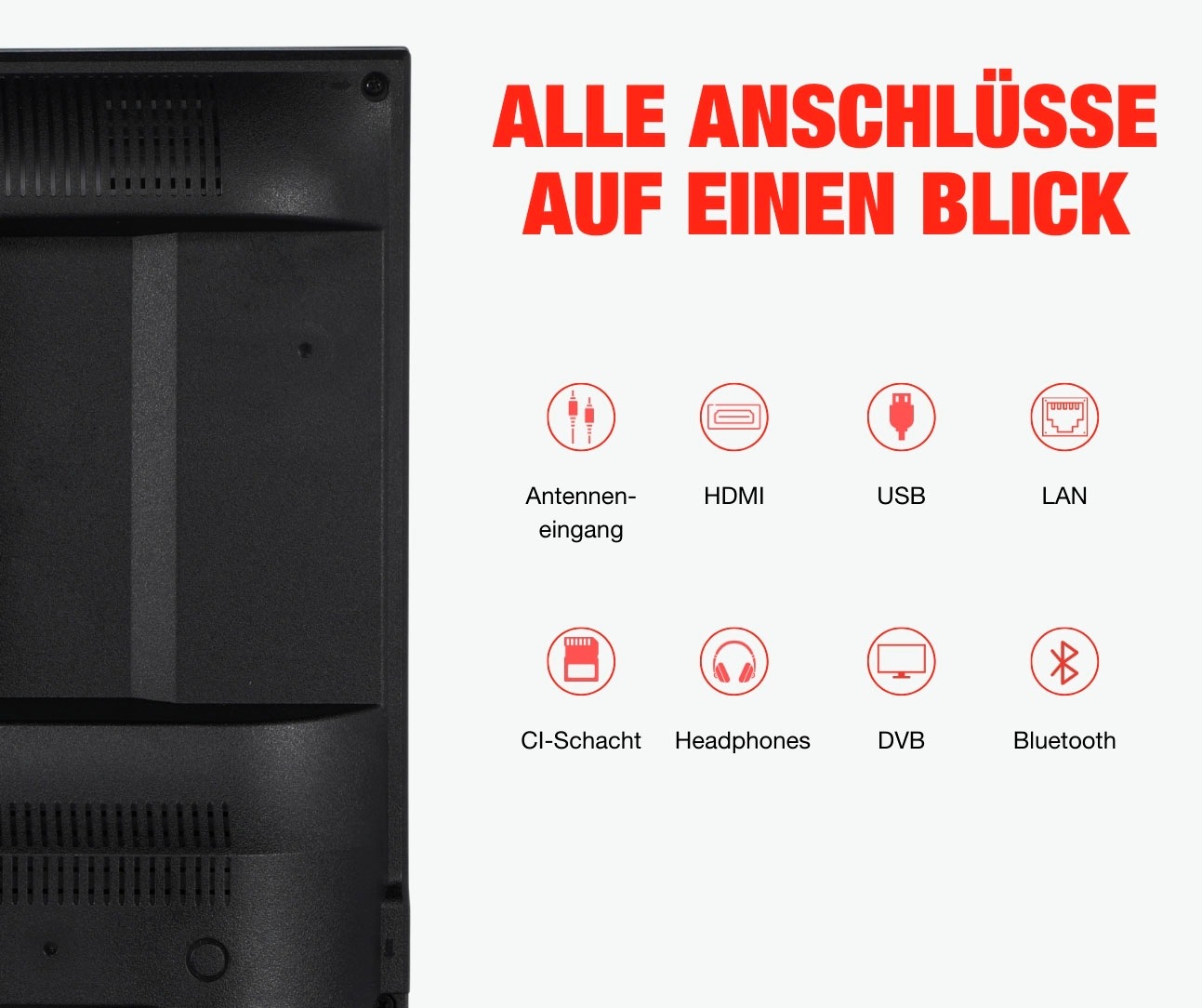 Telefunken QLED-Fernseher »D55Q750M8CW«, 4K Ultra HD, Smart-TV