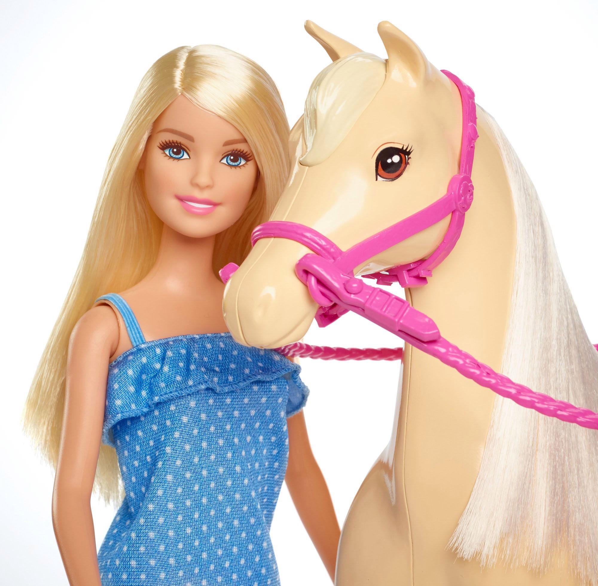 Barbie Anziehpuppe »Pferd mit Puppe«, Spielset