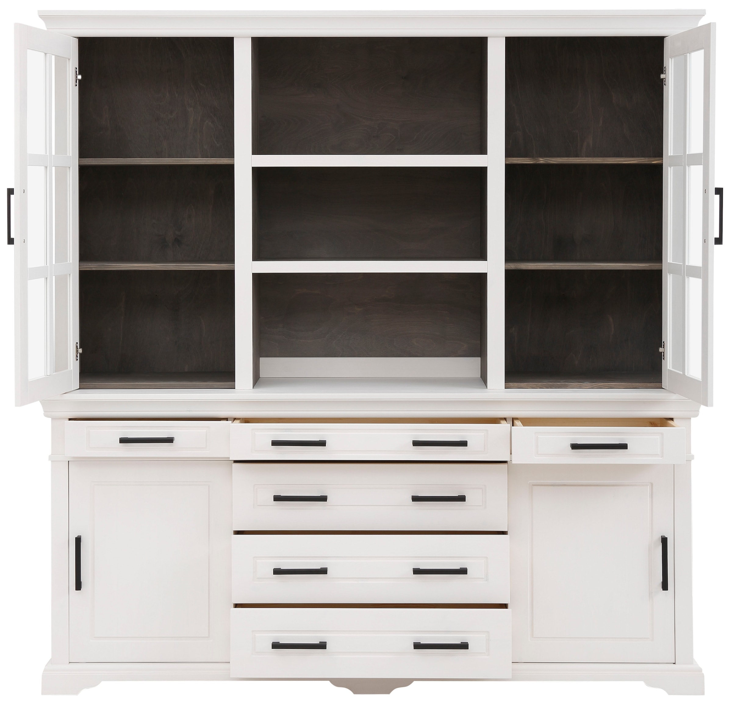 Home affaire Buffet »Anabel«, aus massiver Kiefer, mit Schiebetüren, Breite 186 cm