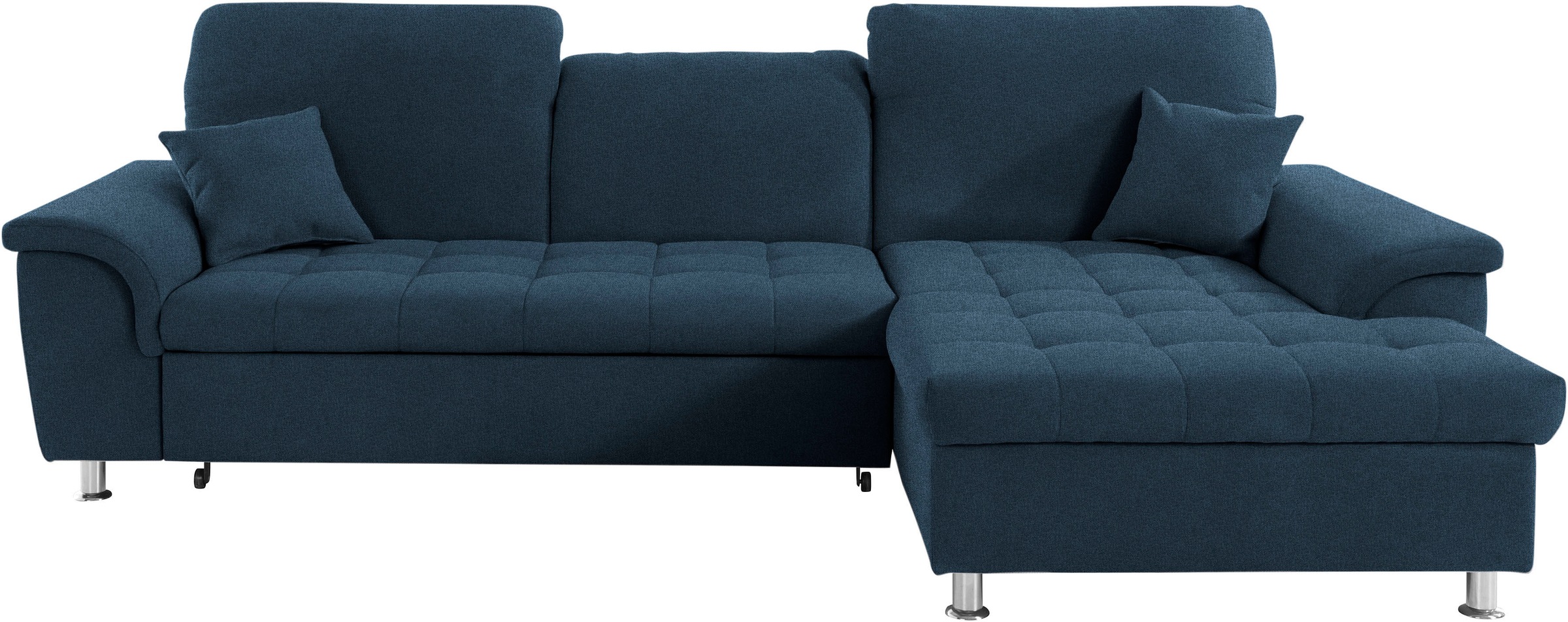 DOMO collection Ecksofa »Franzi L-Form«, wahlweise mit Kopfteilverstellung günstig online kaufen