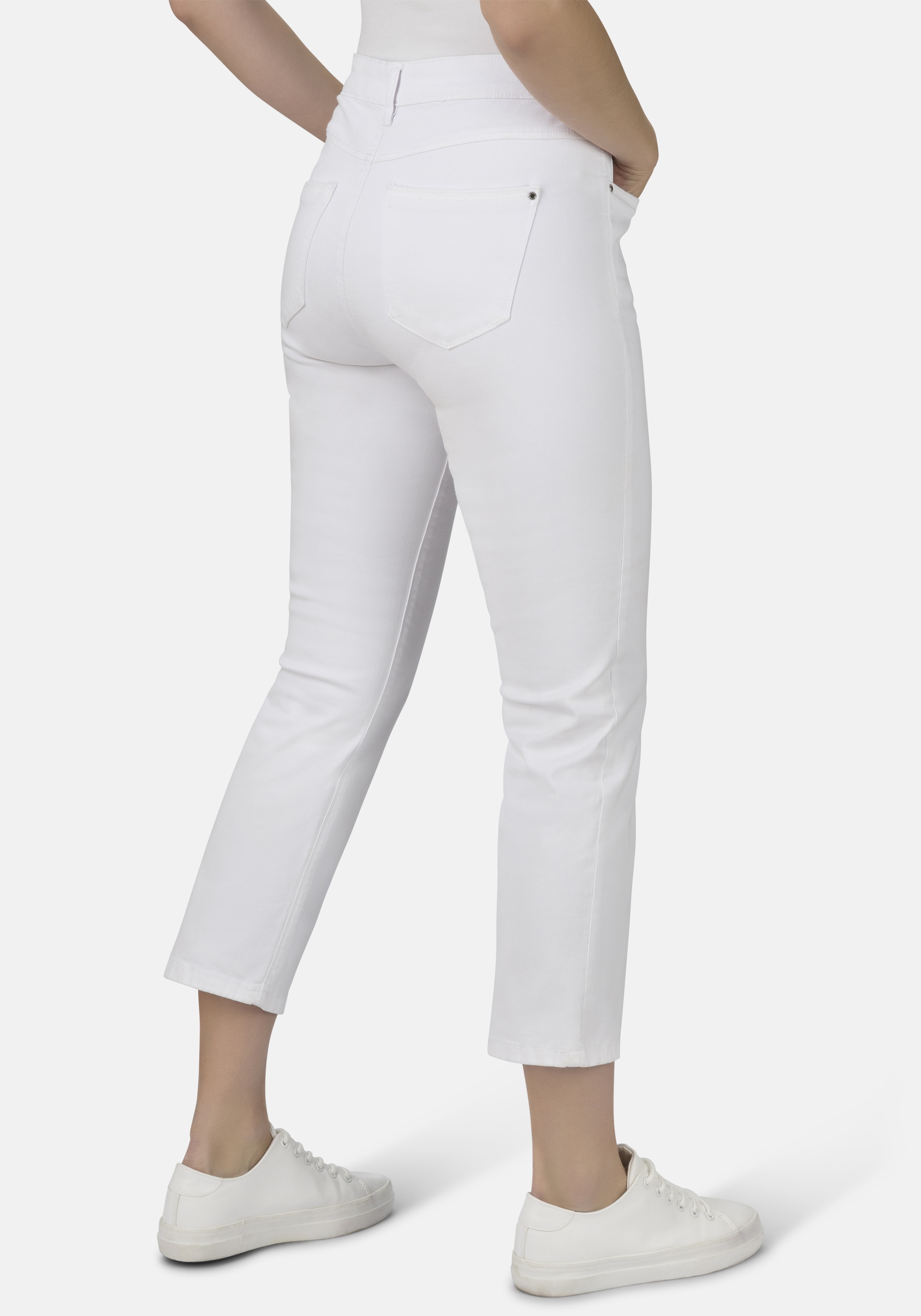 STOOKER WOMEN 5-Pocket-Jeans »Straight Fit Cropped California«, Straight Fit Cropped Casual Clean Wash Twill für Damen