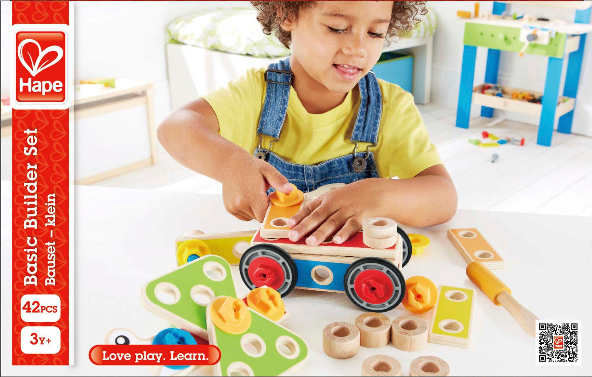 Hape Spielbausteine »Bauset - Klein«, (42 St.), aus Holz; FSC®- schützt Wald - weltweit kaufen