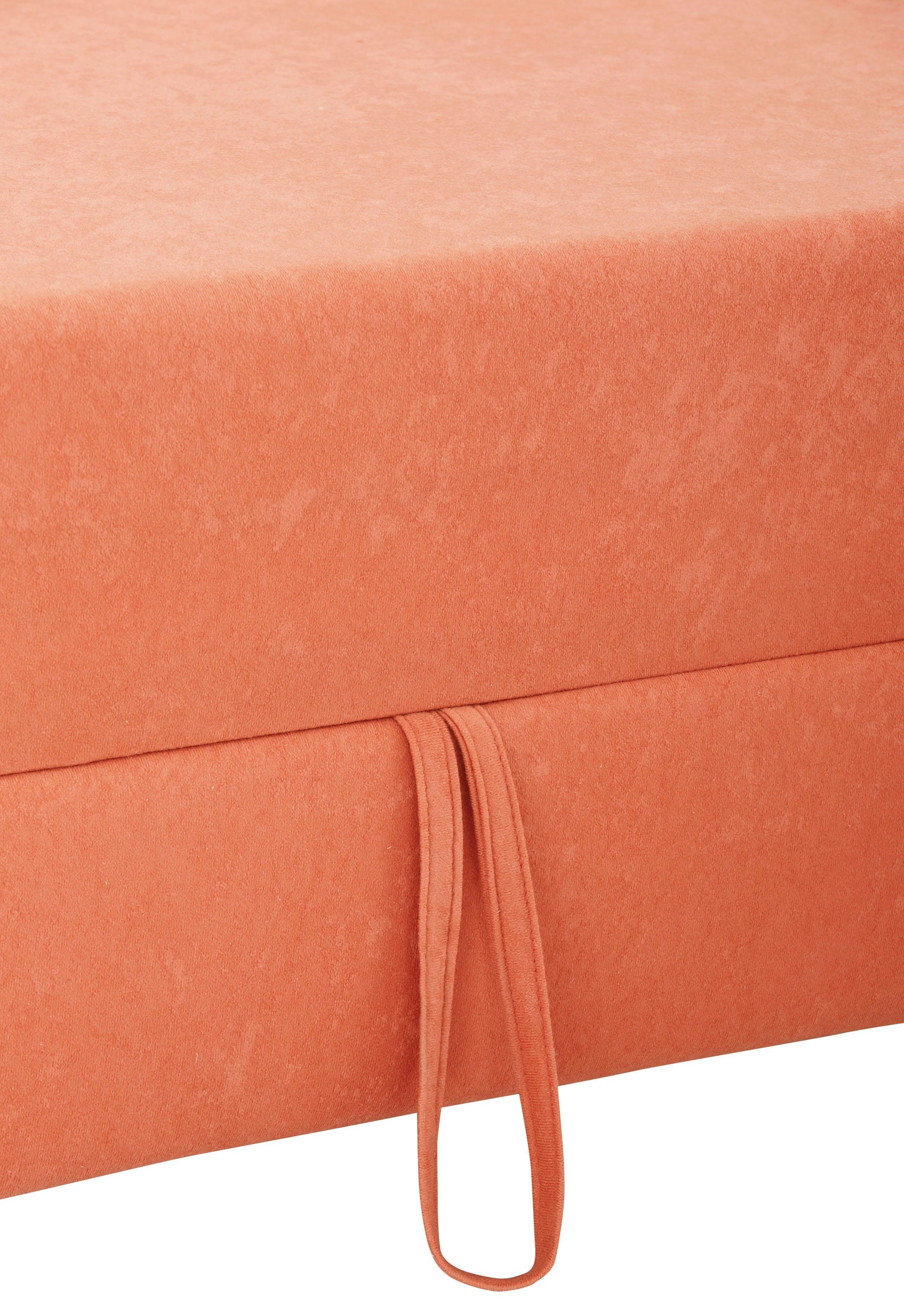 Home affaire Ecksofa »Belfort L-Form«, mit Federkern, wahlweise mit Bettfunktion und Stauraum