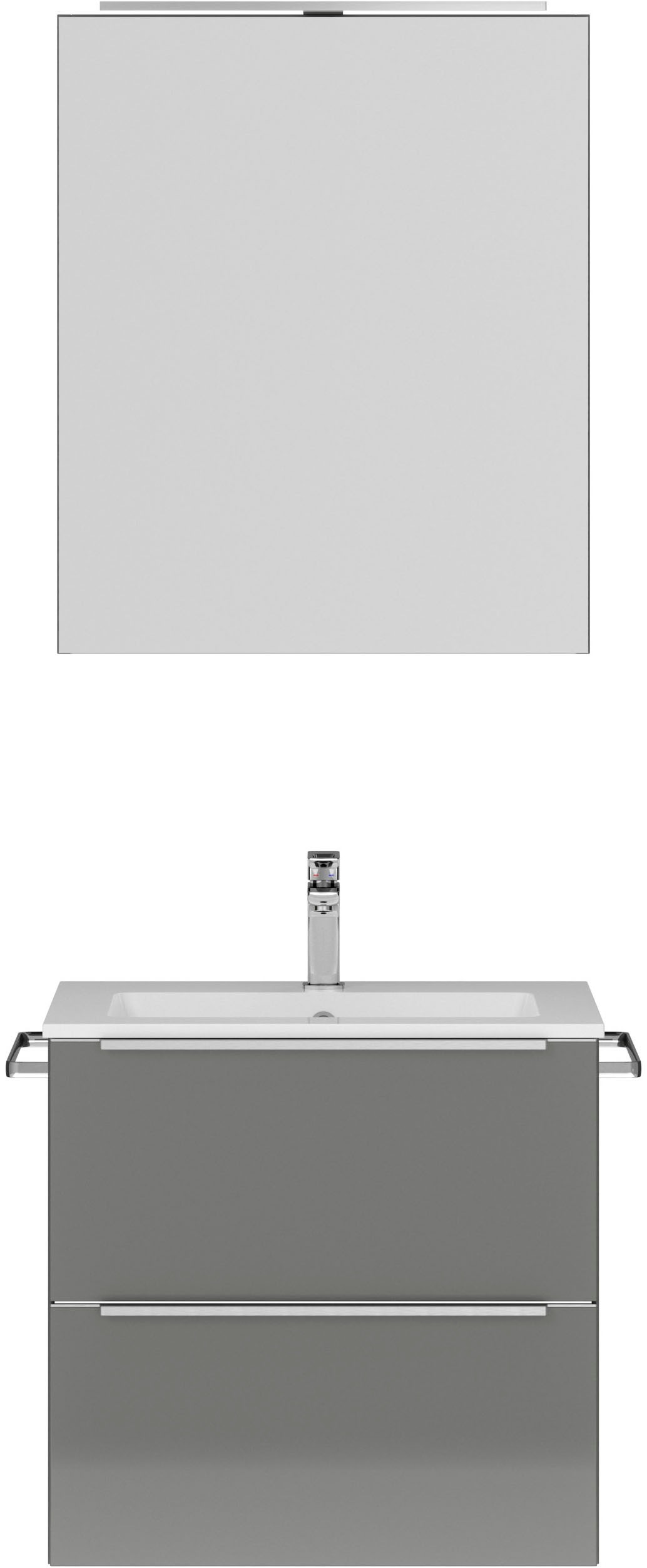 nobilia® Badmöbel-Set »Levere« vormontiert, mit Soft-Close, 2 Stk. tlg. günstig online kaufen