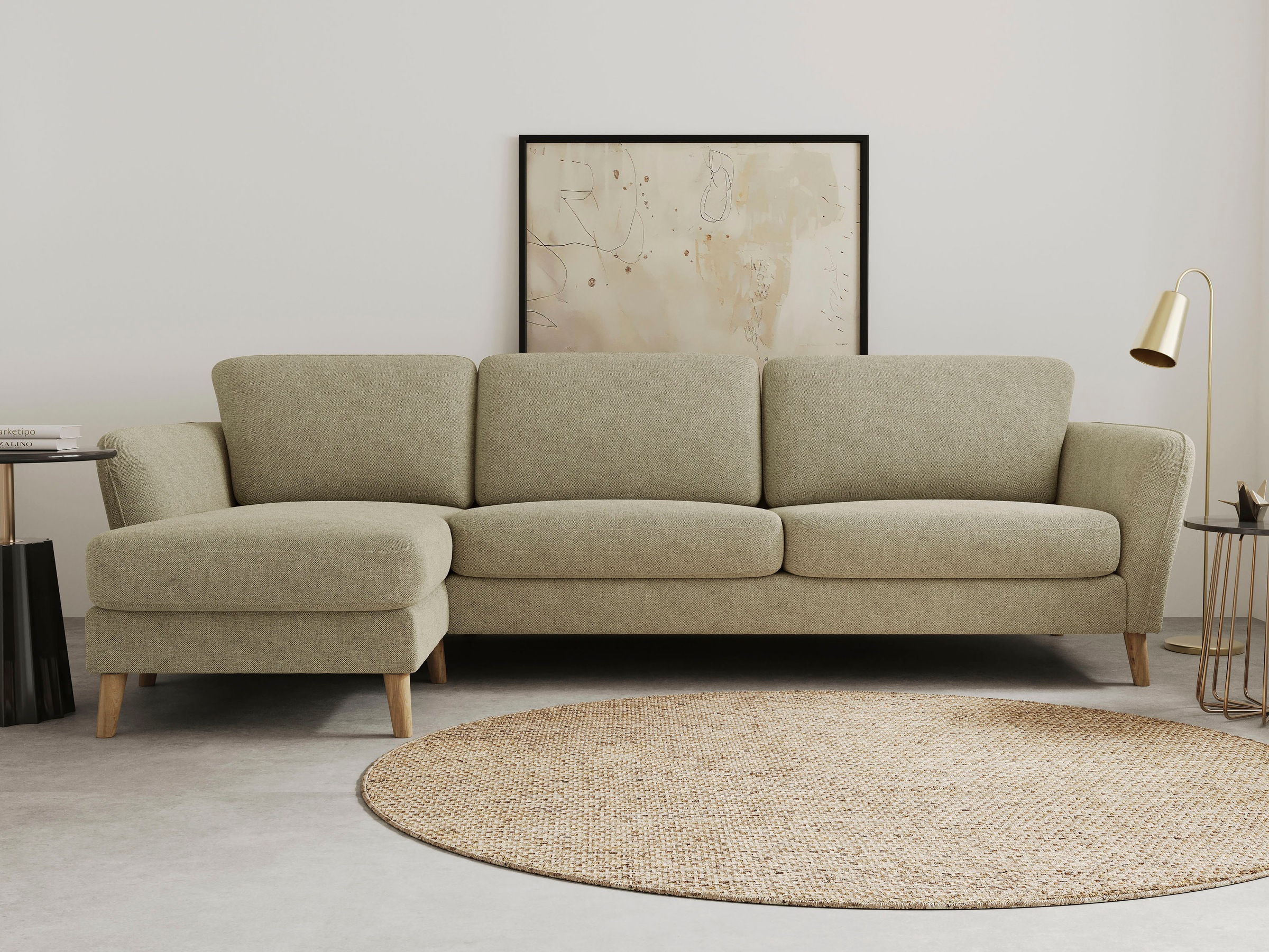 Home affaire Ecksofa »MARSEILLE (279/152cm),L-Form, Rec. rechts/links, vers günstig online kaufen