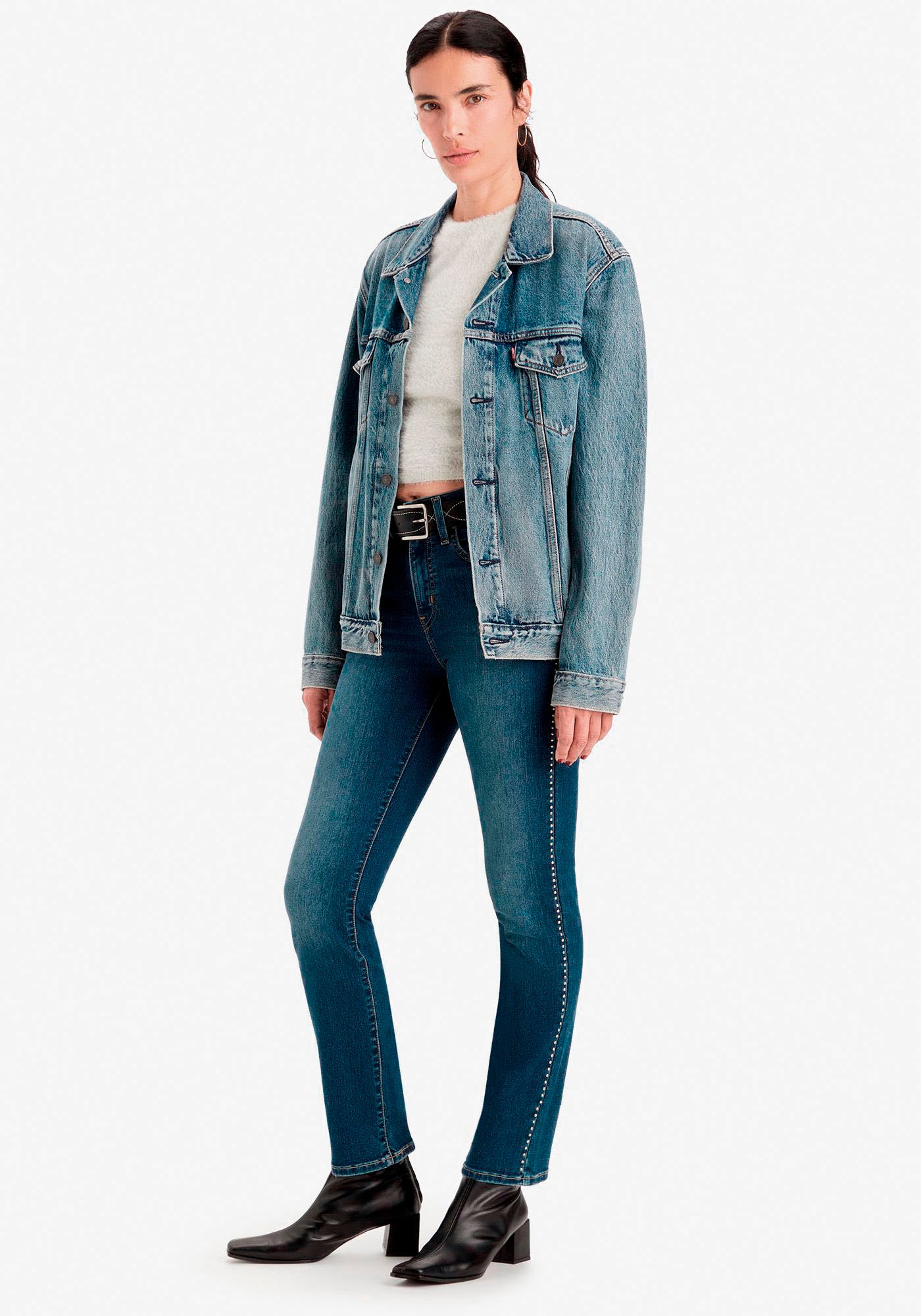 Levi's® High-waist-Jeans »724 HIGH RISE STRAIGHT«