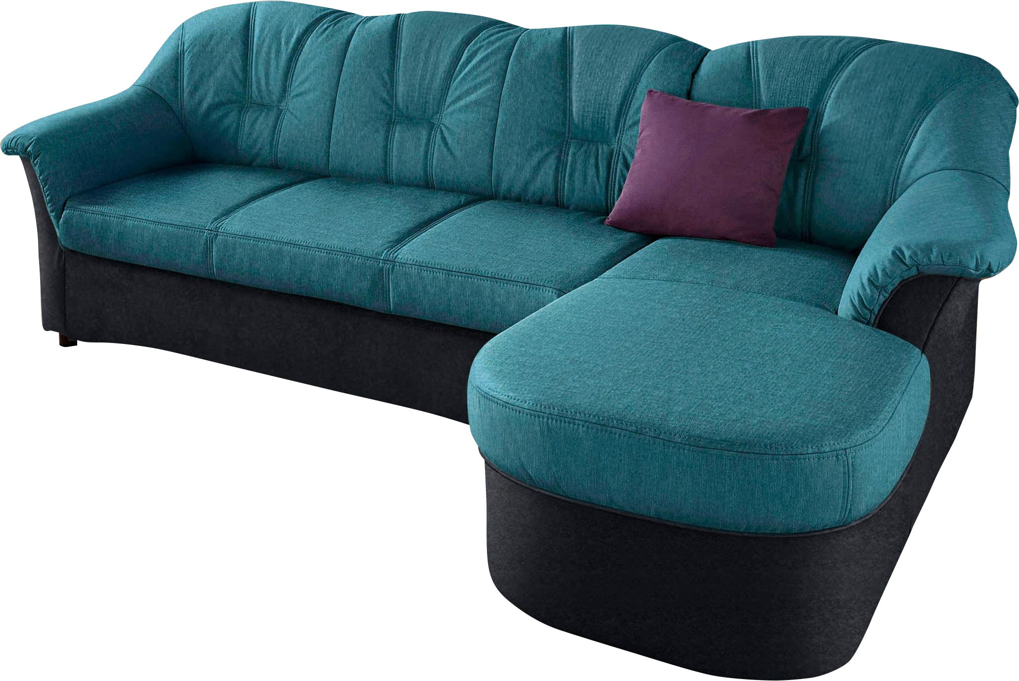 DOMO collection Ecksofa »Flores Schlafsofa, B/T/H: 233/142/86 cm, L-Form« w günstig online kaufen
